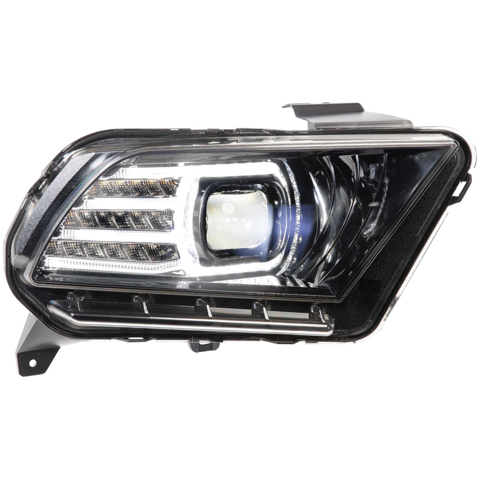 Ford Mustang: LED Headlights (2010 - 2012) | XB – Custom Multicolor LED Lighting by RGB Halo Kits