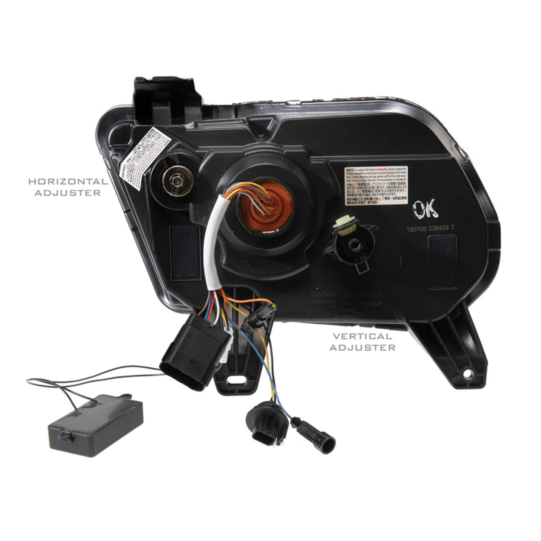 Ford Mustang: LED Headlights (2010 - 2012) | XB – Custom Multicolor LED Lighting by RGB Halo Kits