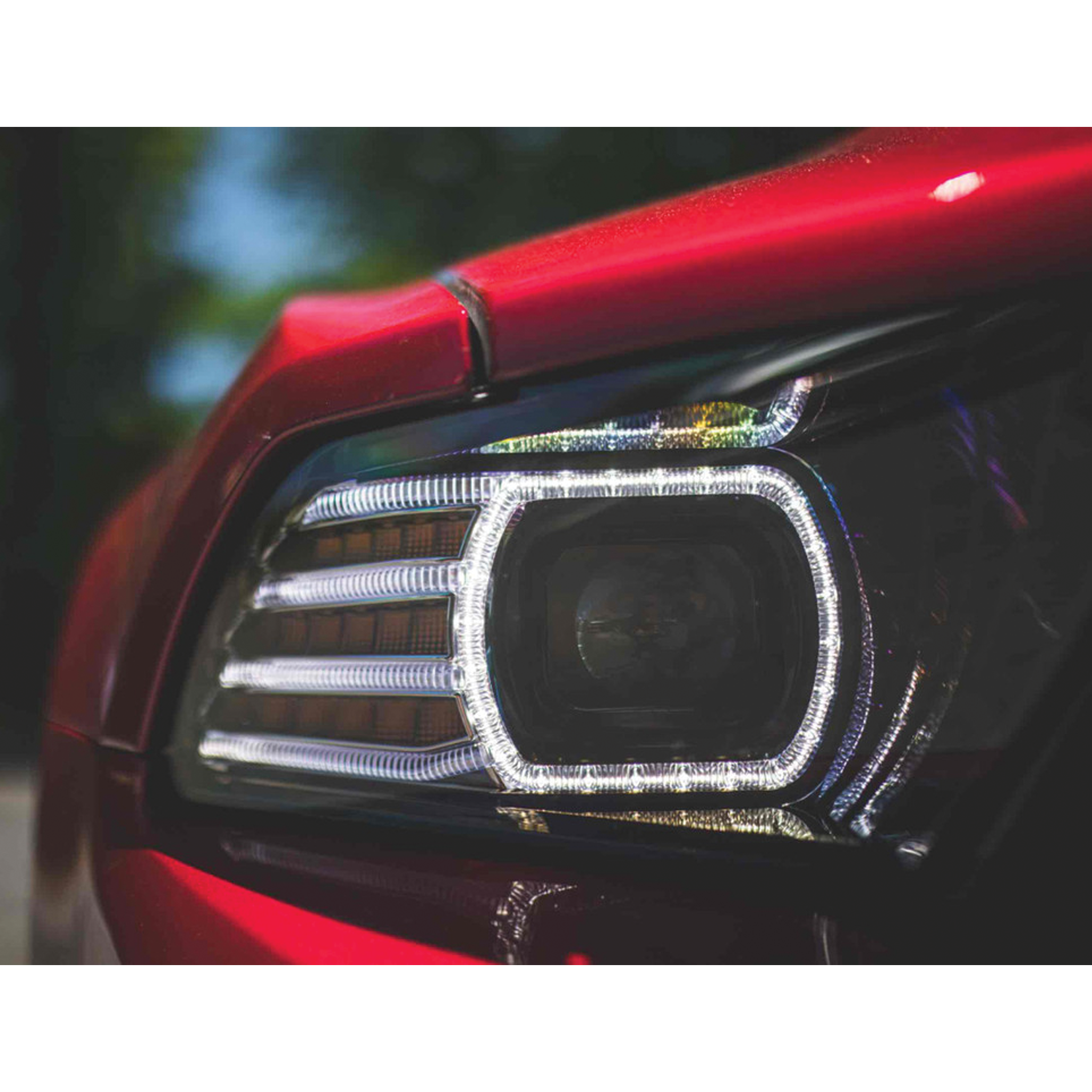 Ford Mustang: LED Headlights (2010 - 2012) | XB – Custom Multicolor LED Lighting by RGB Halo Kits