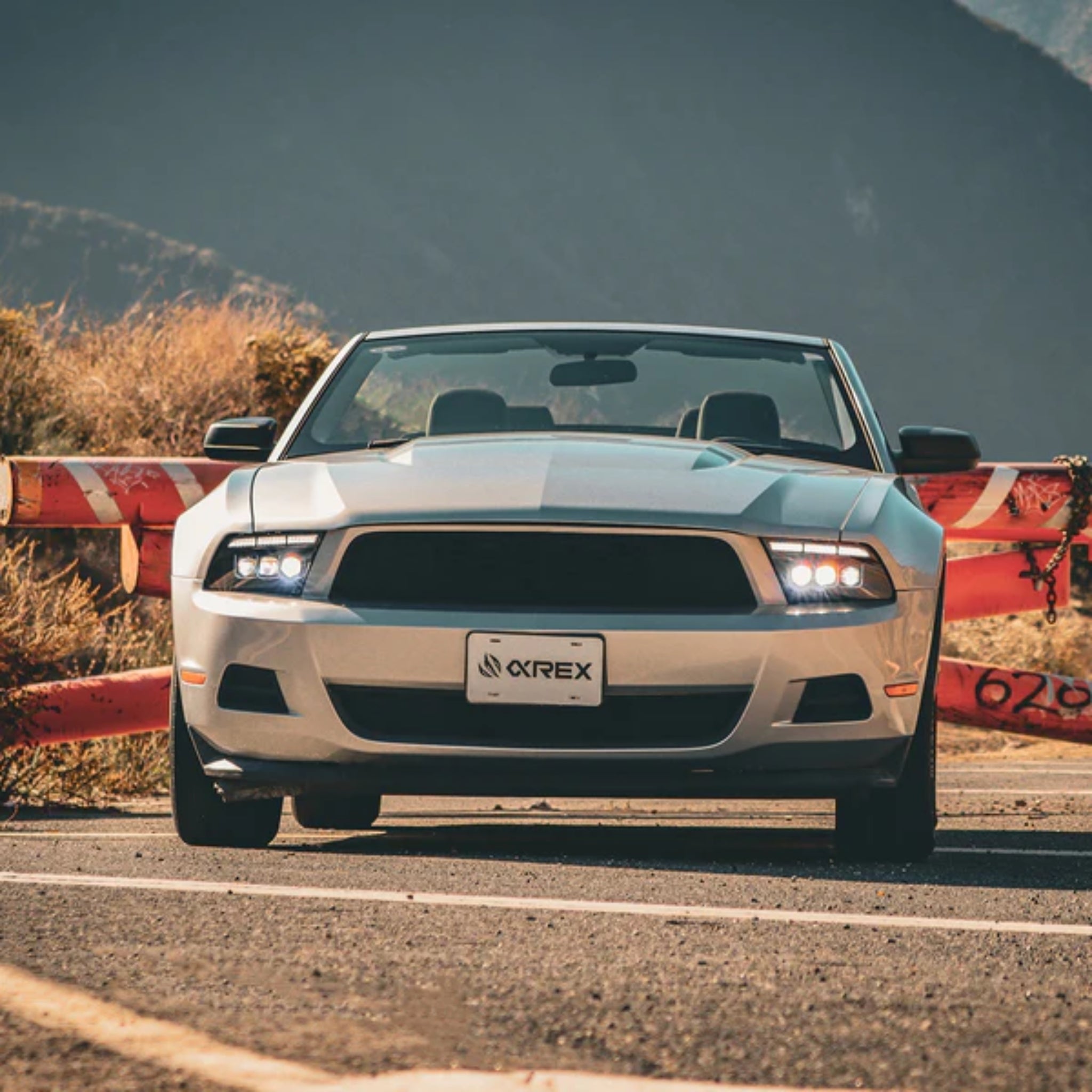 Ford Mustang MK II NOVA-Series LED Projector Headlights (2013-2014) | Alpharex – Custom Multicolor LED Lighting by RGB Halo Kits