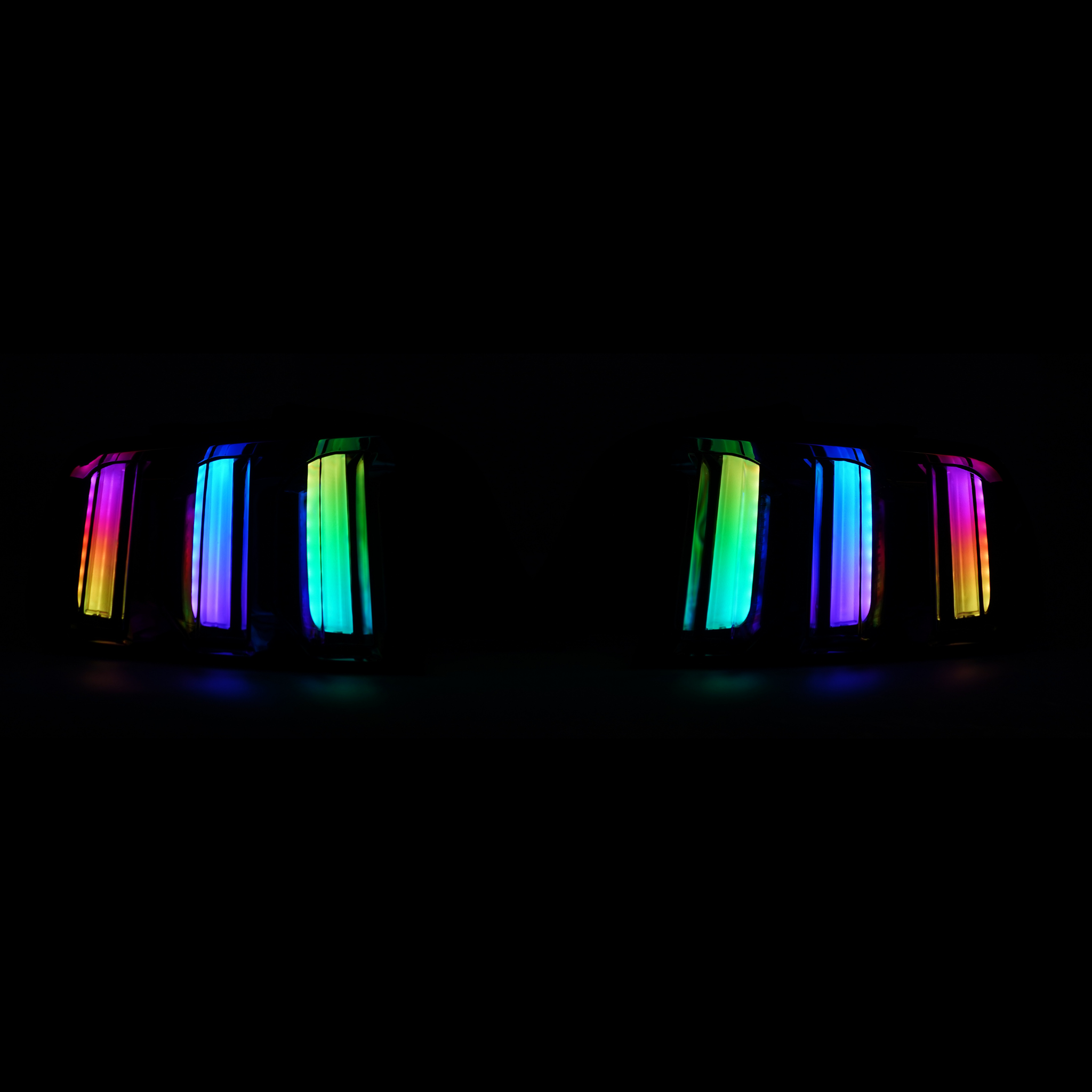 Ford Mustang Multicolor Flow LED Tail Lights (2015-2022) | XB Morimoto β Custom Multicolor LED Lighting by RGB Halo Kits