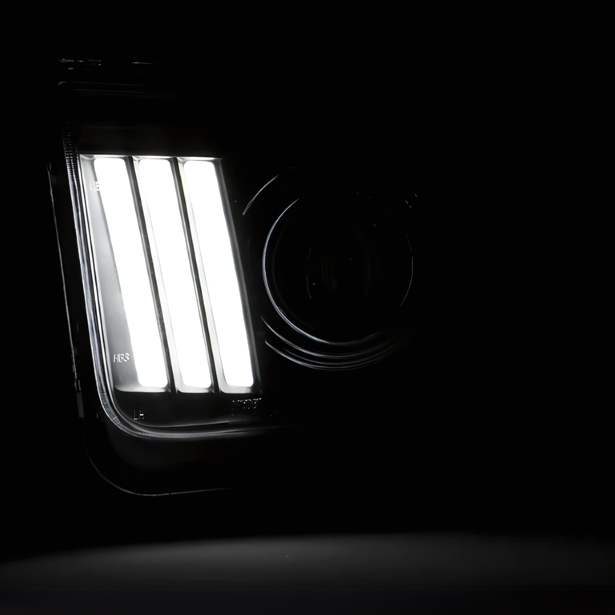 Ford Mustang: Multicolor Flow Series Headlights (2005-2008) | Spyder – Custom Multicolor LED Lighting by RGB Halo Kits