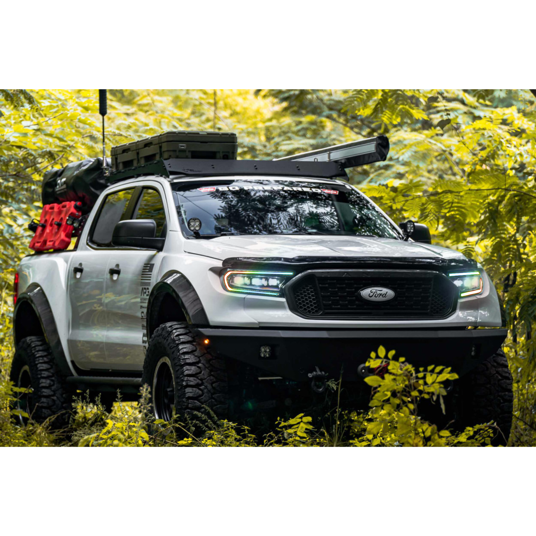 Ford Ranger: Multicolor Flow Series Headlights (2019-2023) | XB Morimoto – Custom Multicolor LED Lighting by RGB Halo Kits