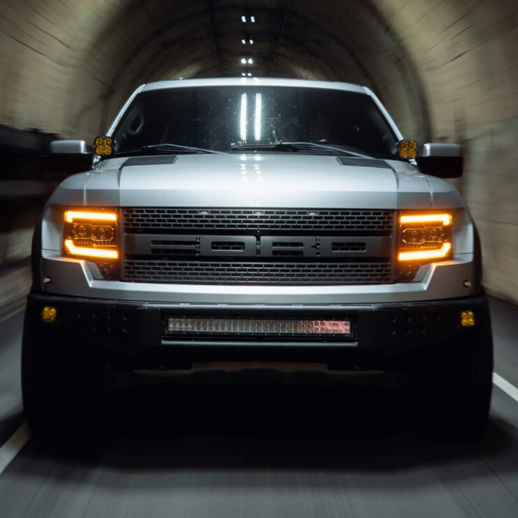 Ford SVT Raptor LED Headlights (2010-2014) | XB Evo – Custom Multicolor LED Lighting by RGB Halo Kits