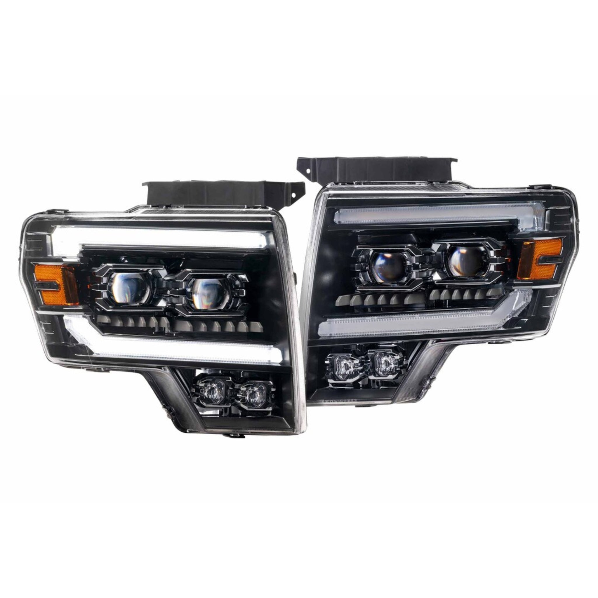 Ford SVT Raptor LED Headlights (2010-2014) | XB Evo – Custom Multicolor LED Lighting by RGB Halo Kits