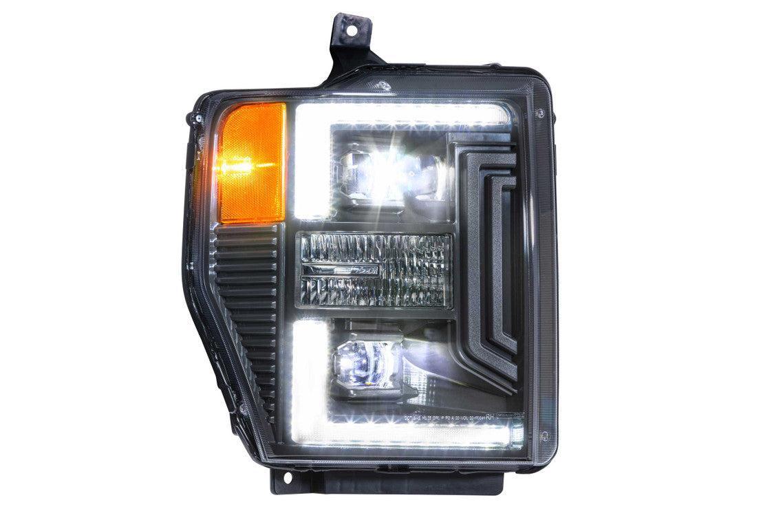 Ford Super Duty: LED HEADLIGHTS (2008 - 2010) | XB Hybrid – Custom Multicolor LED Lighting by RGB Halo Kits