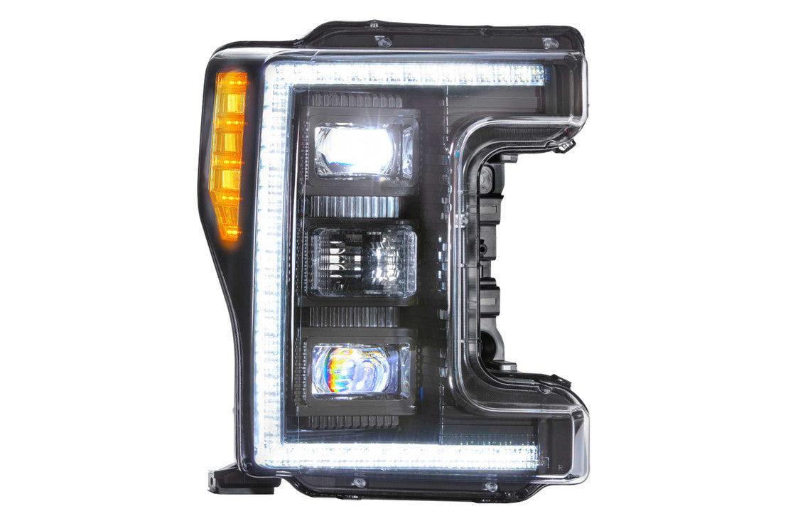 Ford Super Duty: LED Headlights (2017 - 2019) | XB Hybrid – Custom Multicolor LED Lighting by RGB Halo Kits