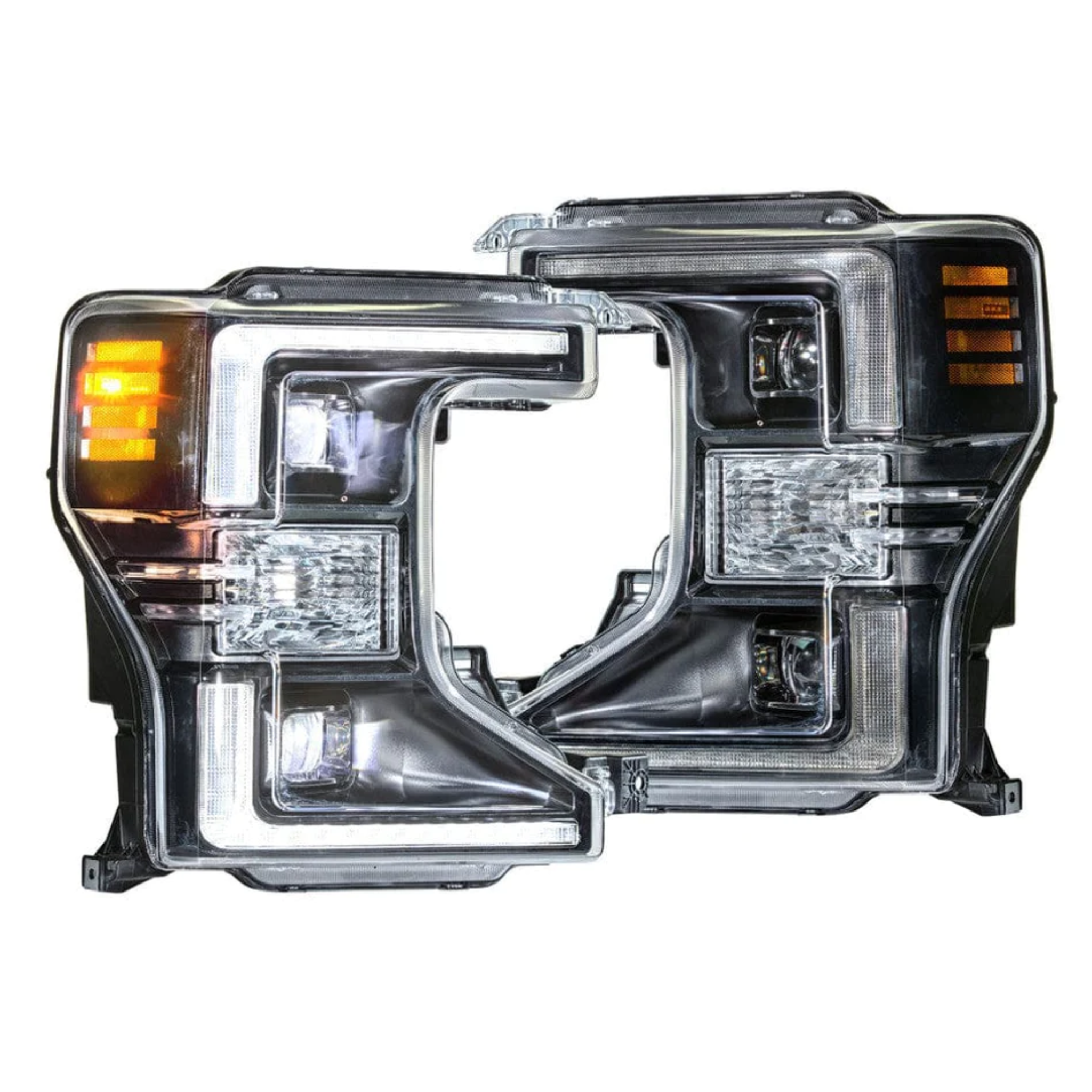 Ford Super Duty: LED Headlights (2020-2022) | XB Hybrid – Custom Multicolor LED Lighting by RGB Halo Kits