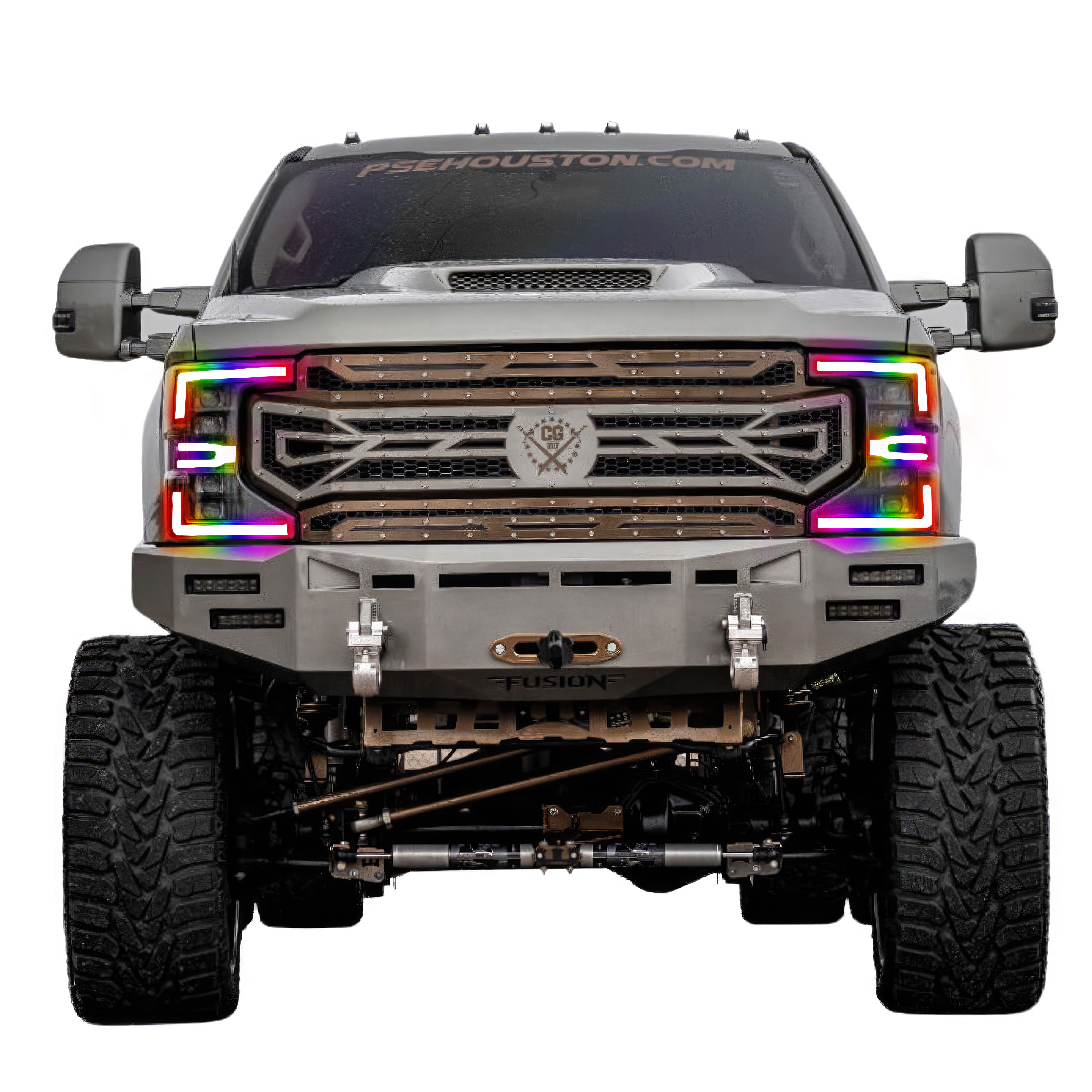 Ford Super Duty: Multicolor Flow Series Headlights (2020-2022) | XB Morimoto – Custom Multicolor LED Lighting by RGB Halo Kits