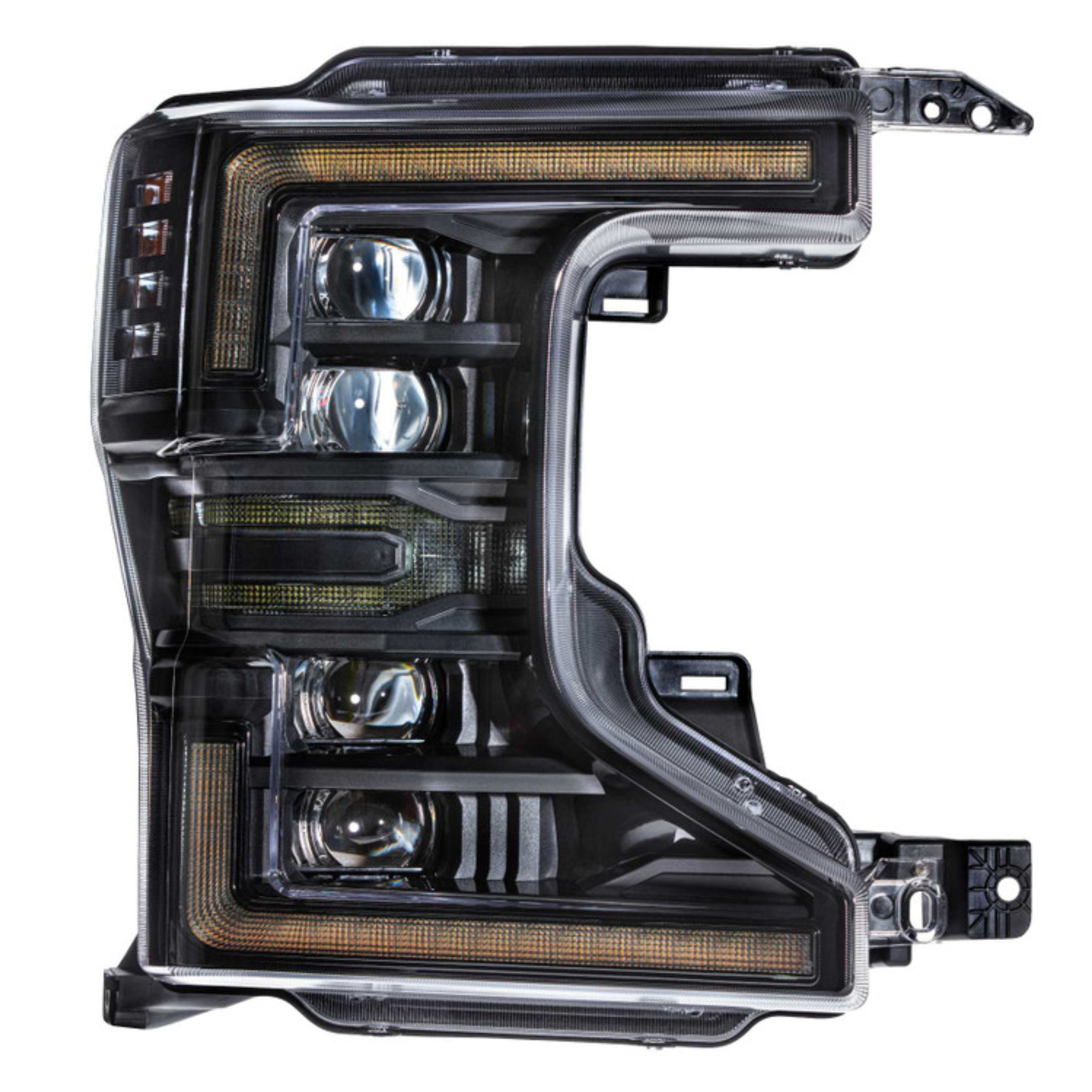 Ford Super Duty: Multicolor Flow Series Headlights (2020-2022) | XB Morimoto – Custom Multicolor LED Lighting by RGB Halo Kits