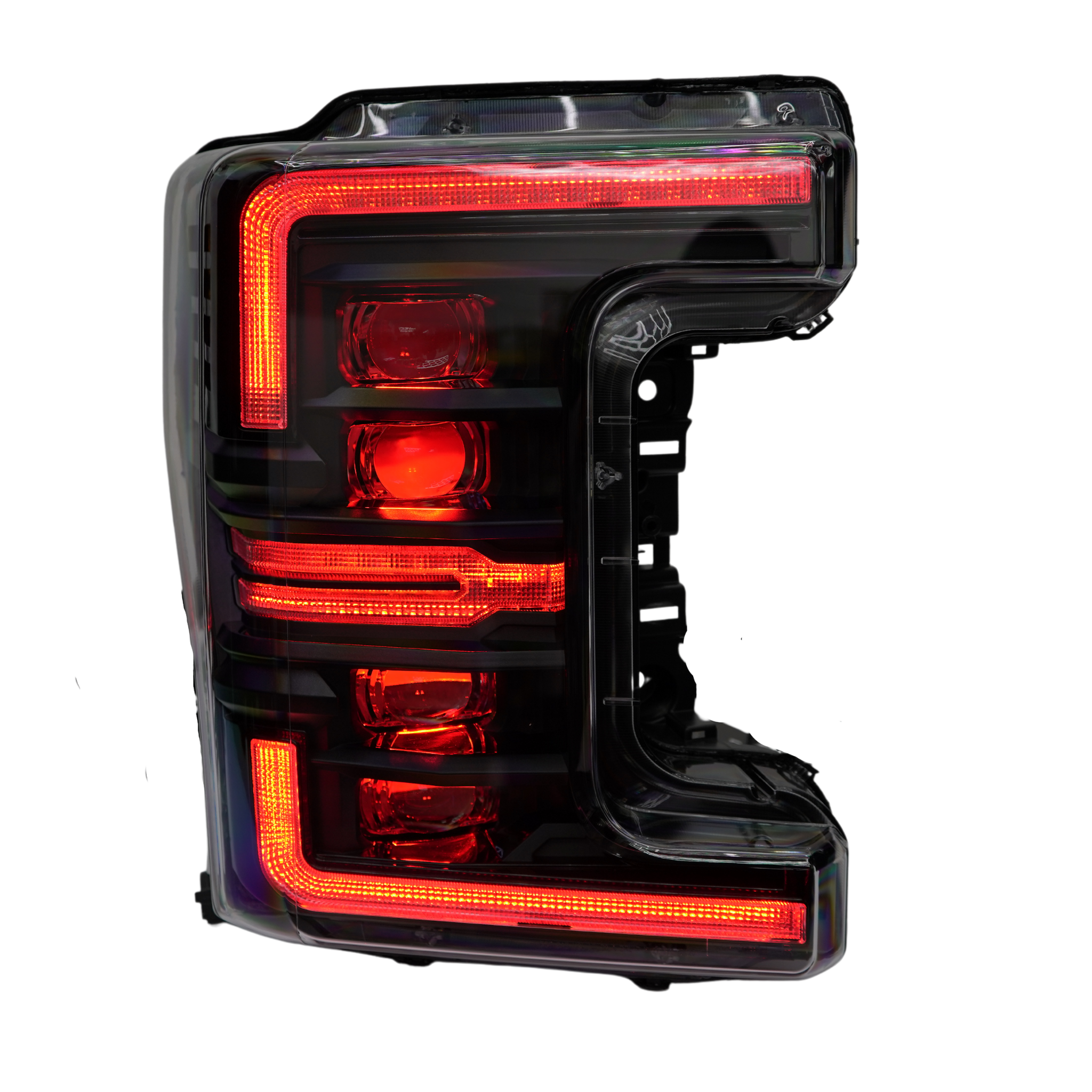 Ford Super Duty: Multicolor Flow Series Headlights Gen 2 (2017-2019) | XB Morimoto โ Custom Multicolor LED Lighting by RGB Halo Kits