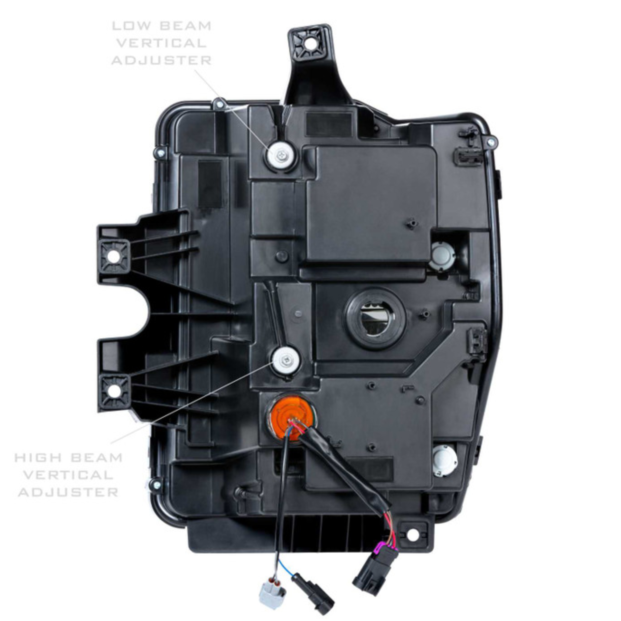 Ford Super Duty: Multicolor Flow Series Morimoto Headlights (2008-2010) | XB Hybrid Morimoto – Custom Multicolor LED Lighting by RGB Halo Kits