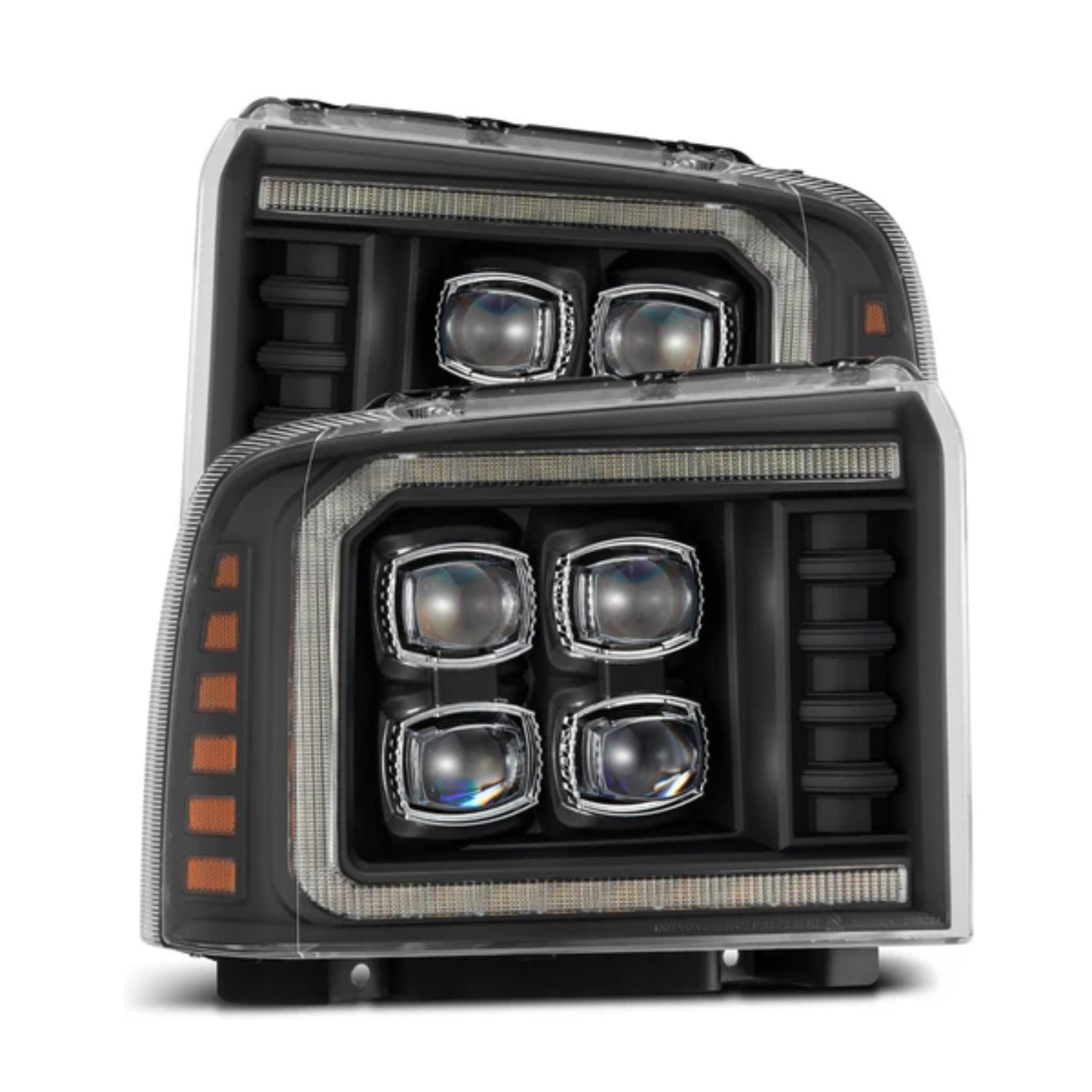 Ford Super Duty/Excursion (2005-2007) Headlights | Alpharex – Custom Multicolor LED Lighting by RGB Halo Kits