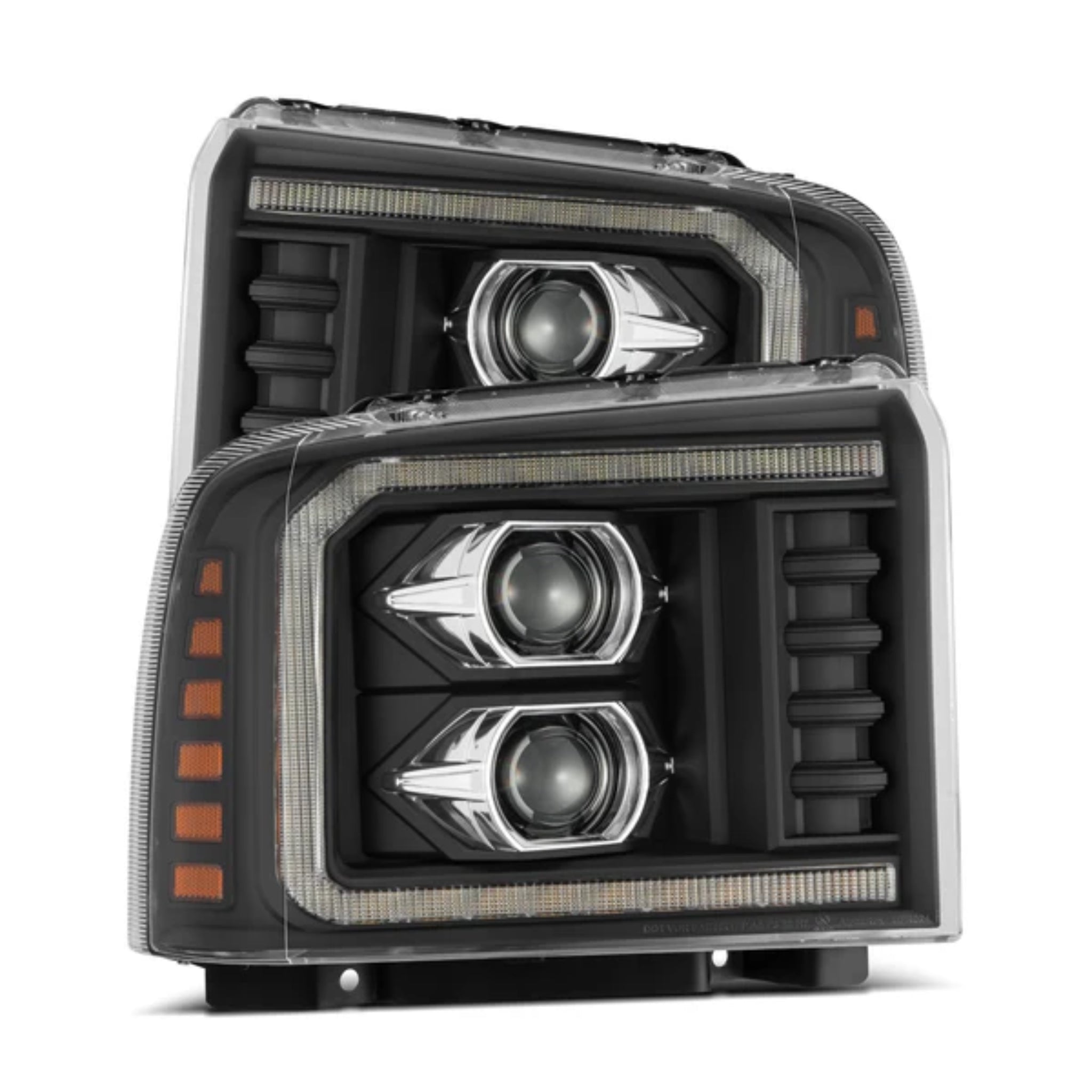 Ford Super Duty/Excursion (2005-2007) Headlights | Alpharex – Custom Multicolor LED Lighting by RGB Halo Kits