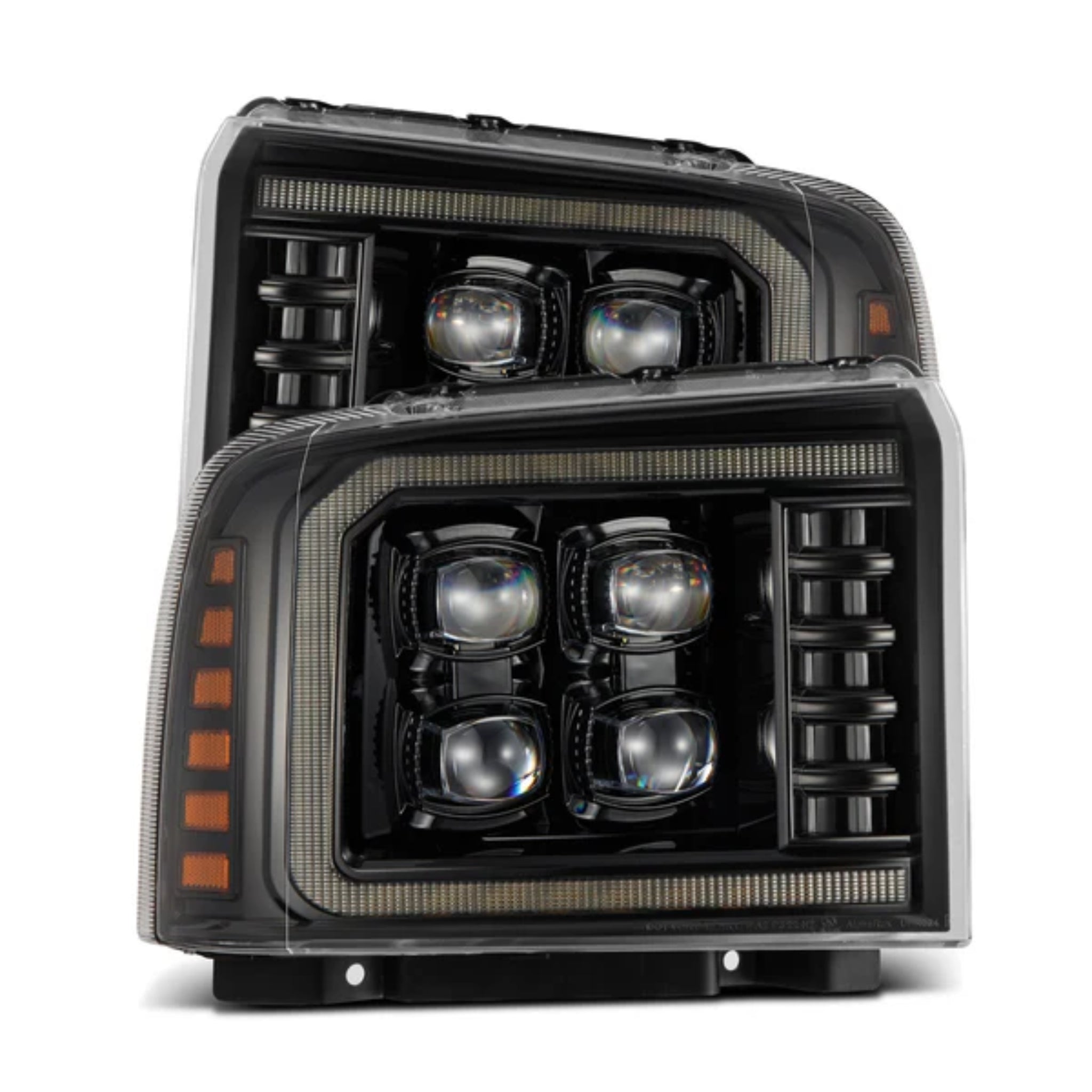 Ford Super Duty/Excursion (2005-2007) Headlights | Alpharex – Custom Multicolor LED Lighting by RGB Halo Kits