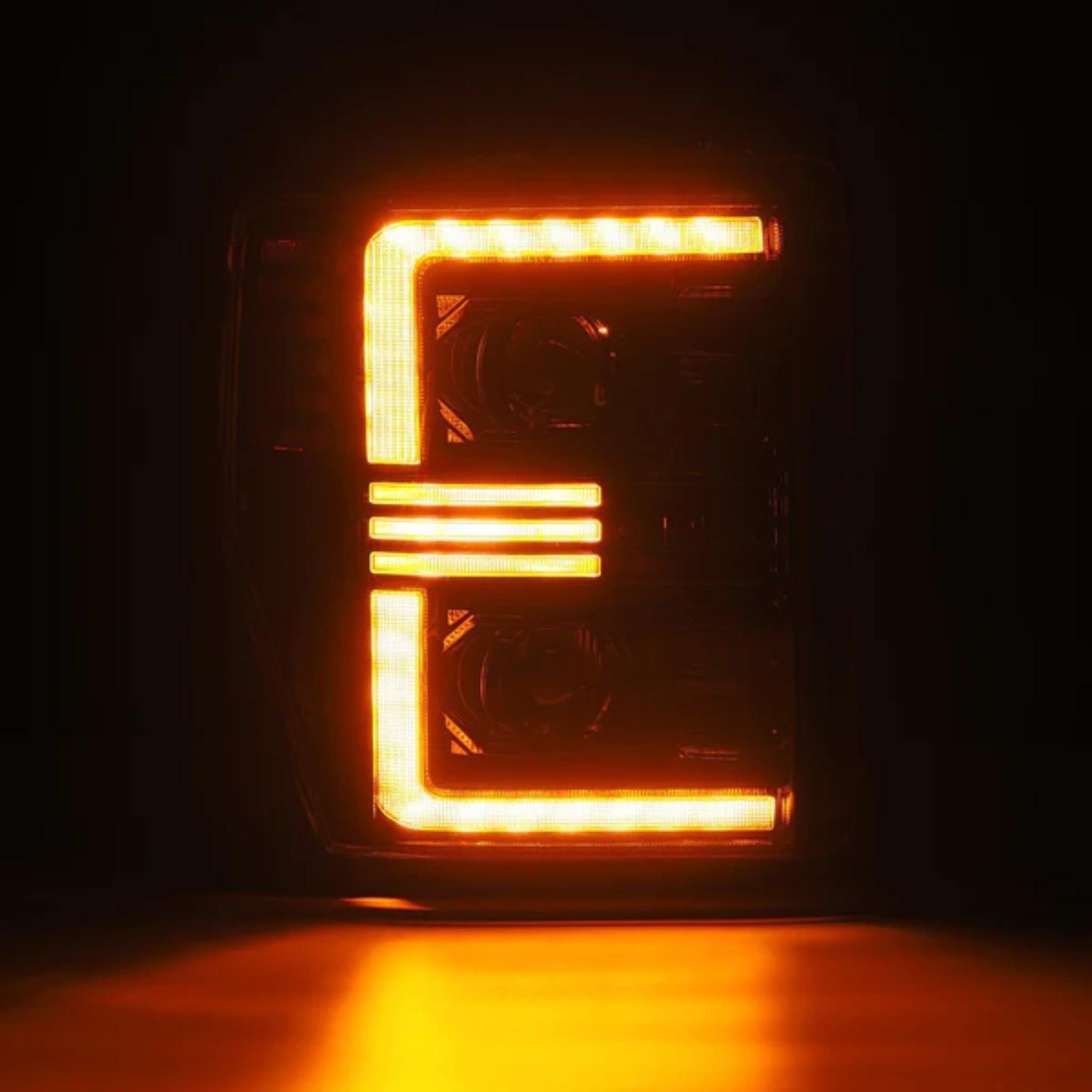 Ford Super Duty/Excursion (2008-2010) Headlights | Alpharex – Custom Multicolor LED Lighting by RGB Halo Kits