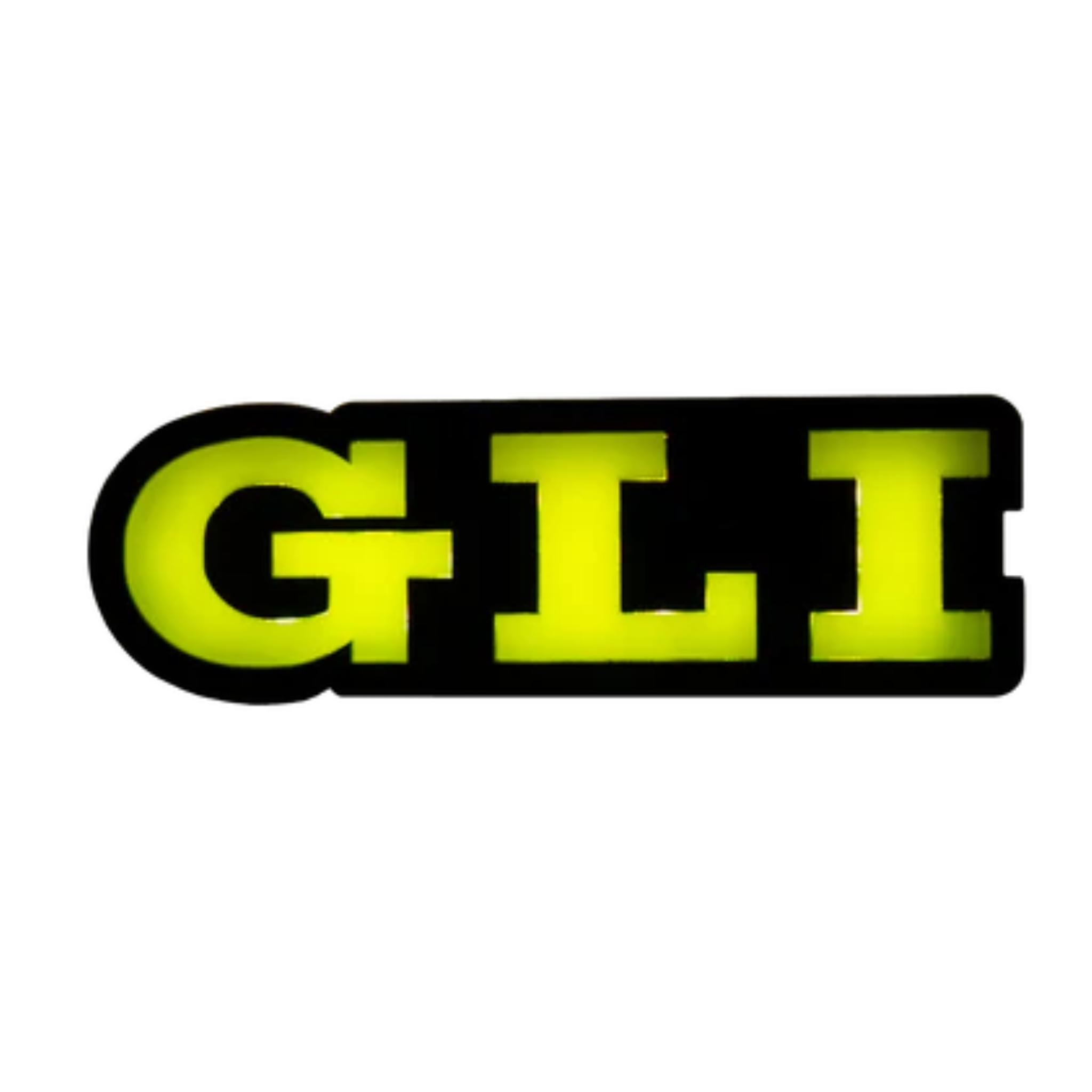 GLI : Illuminated Multicolor Flow LED Badge | Lit Logos – Custom Multicolor LED Lighting by RGB Halo Kits