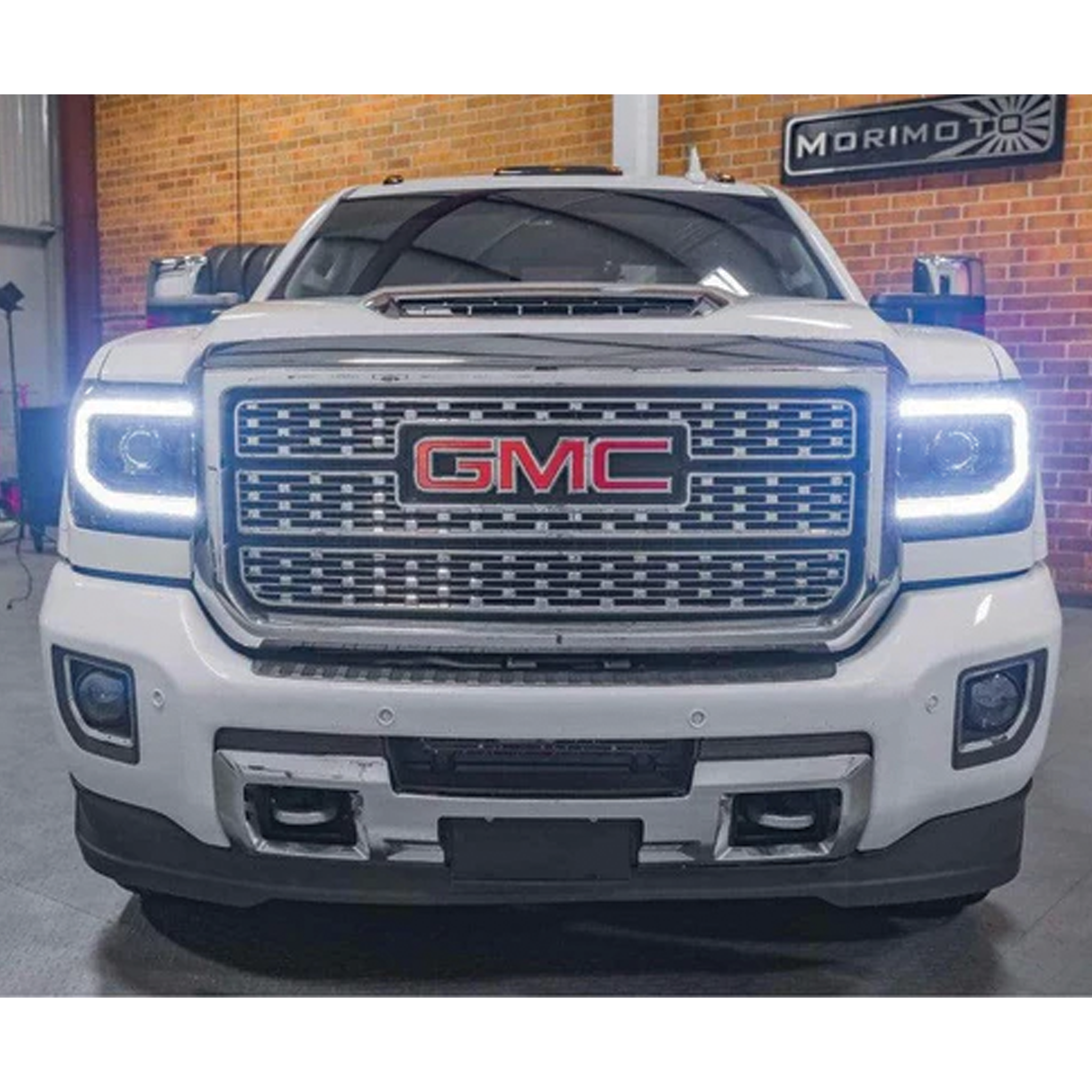 GMC Sierra: LED Headlights (2014 - 2018) | XB – Custom Multicolor LED Lighting by RGB Halo Kits