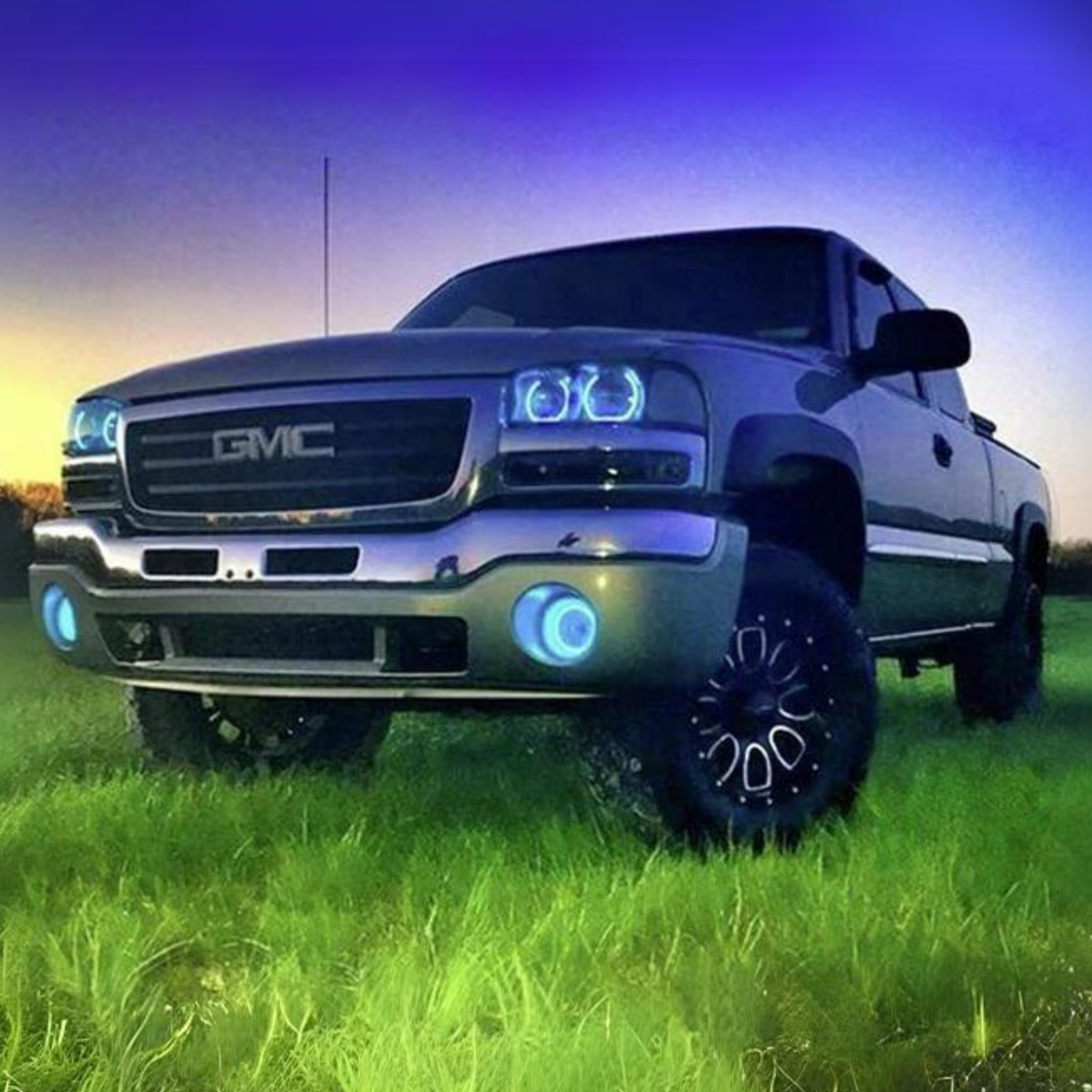 GMC Sierra Multicolor Halo Kit (1999-2006) – Custom Multicolor LED Lighting by RGB Halo Kits