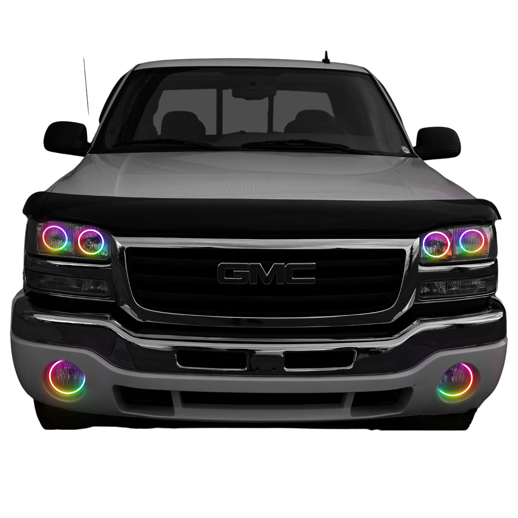 GMC Sierra Multicolor Halo Kit (1999-2006) – Custom Multicolor LED Lighting by RGB Halo Kits
