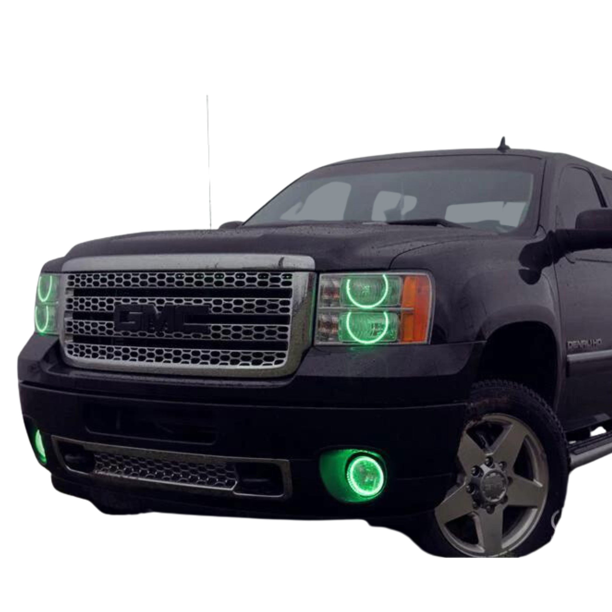 GMC Sierra Multicolor Halo Kit (Round Style 2007-2013) – Custom Multicolor LED Lighting by RGB Halo Kits