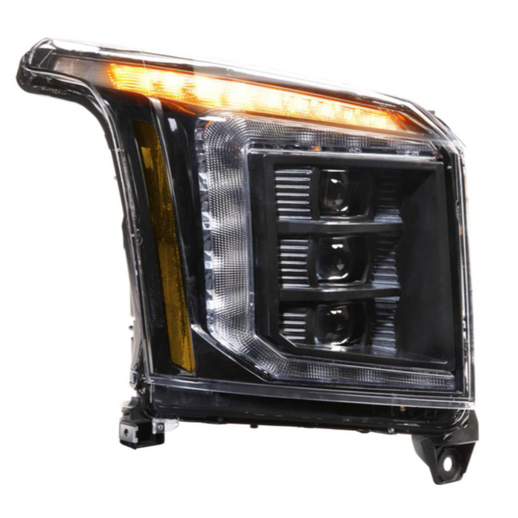 GMC Yukon: Multicolor Flow Series Headlights (2015-2020) | XB Morimoto – Custom Multicolor LED Lighting by RGB Halo Kits