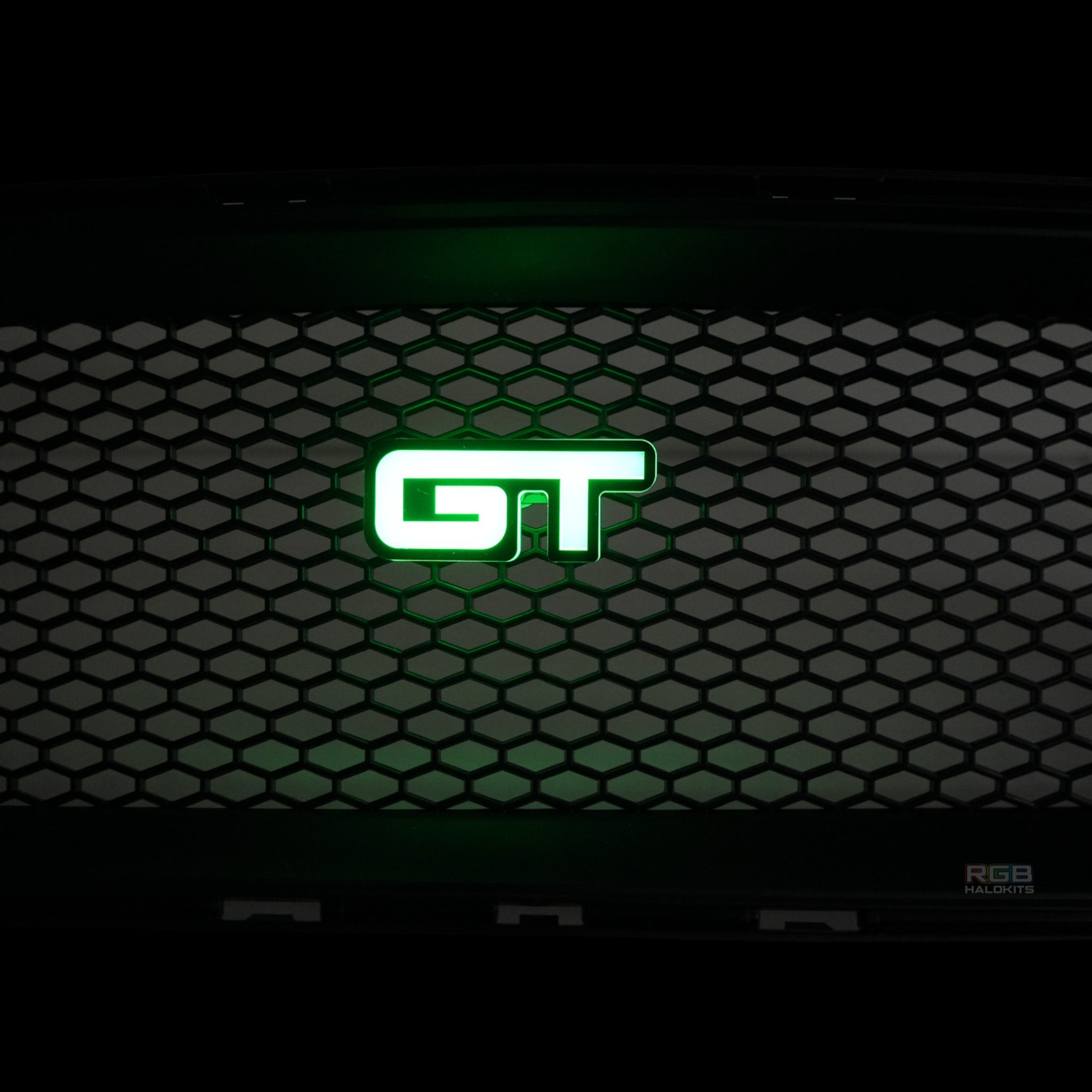 GT LED Emblem Badge (Multicolor Flow) – Custom Multicolor LED Lighting by RGB Halo Kits