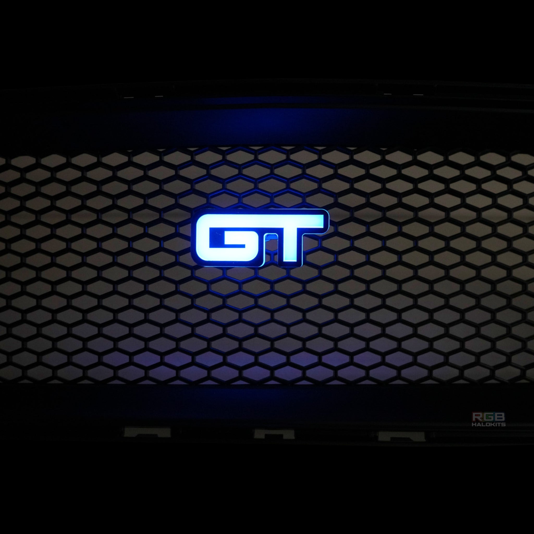 GT LED Emblem Badge (Multicolor Flow) – Custom Multicolor LED Lighting by RGB Halo Kits