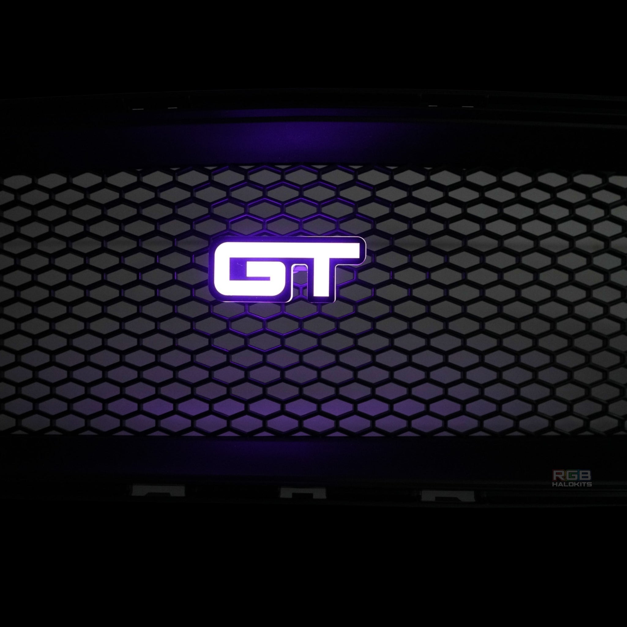GT LED Emblem Badge (Multicolor Flow) – Custom Multicolor LED Lighting by RGB Halo Kits