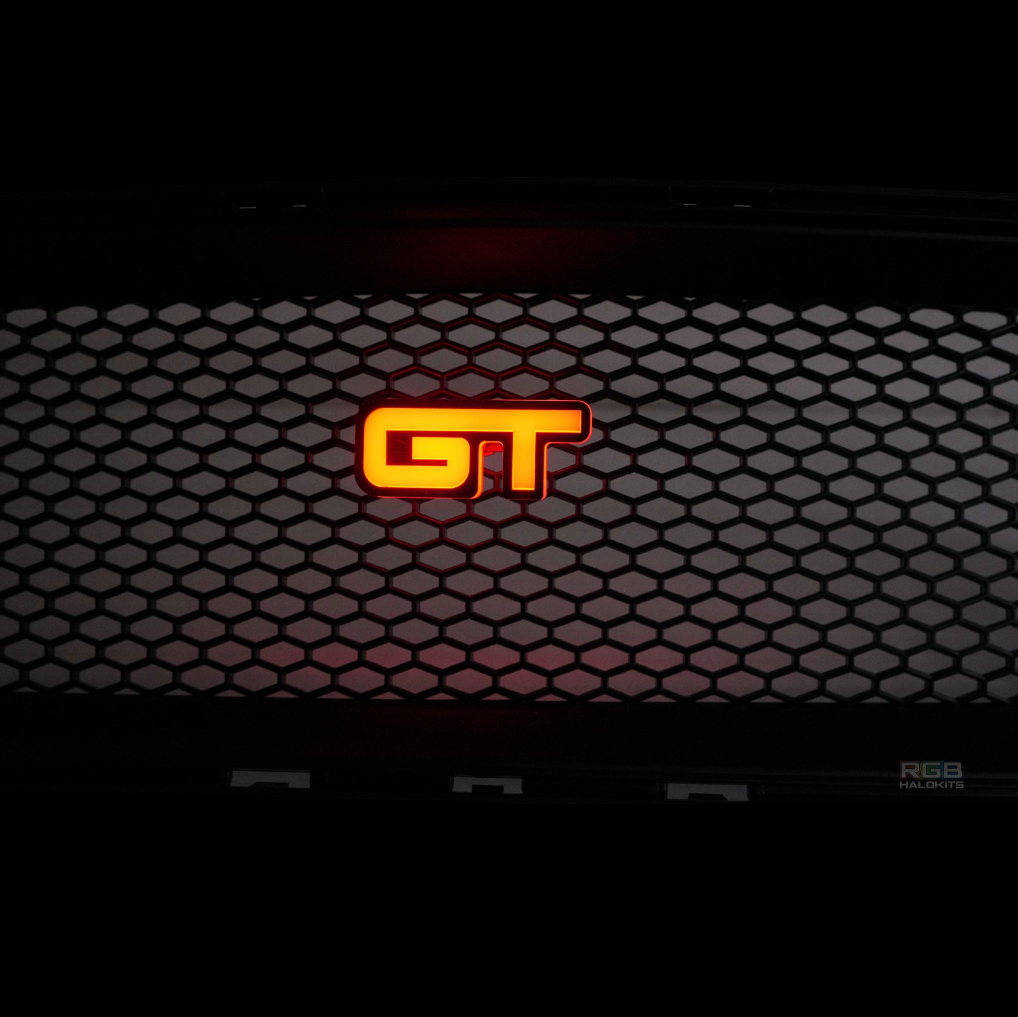 GT LED Emblem Badge (Multicolor Flow) – Custom Multicolor LED Lighting by RGB Halo Kits