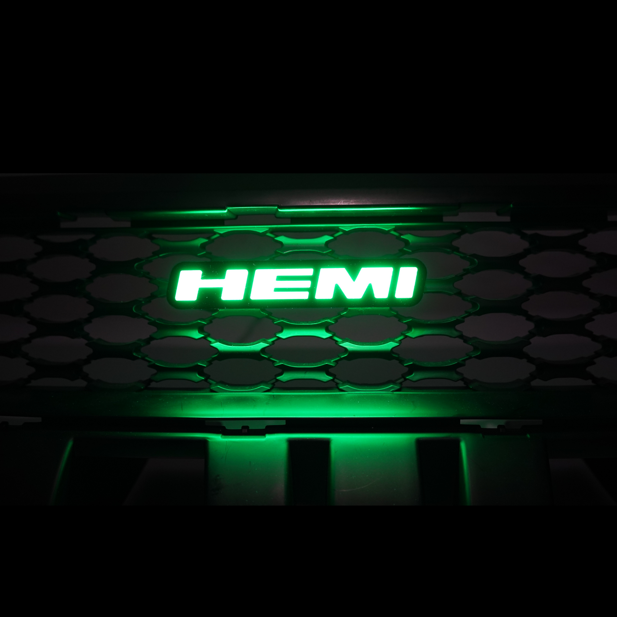 Hemi LED Badge (Multicolor Flow) – Custom Multicolor LED Lighting by RGB Halo Kits