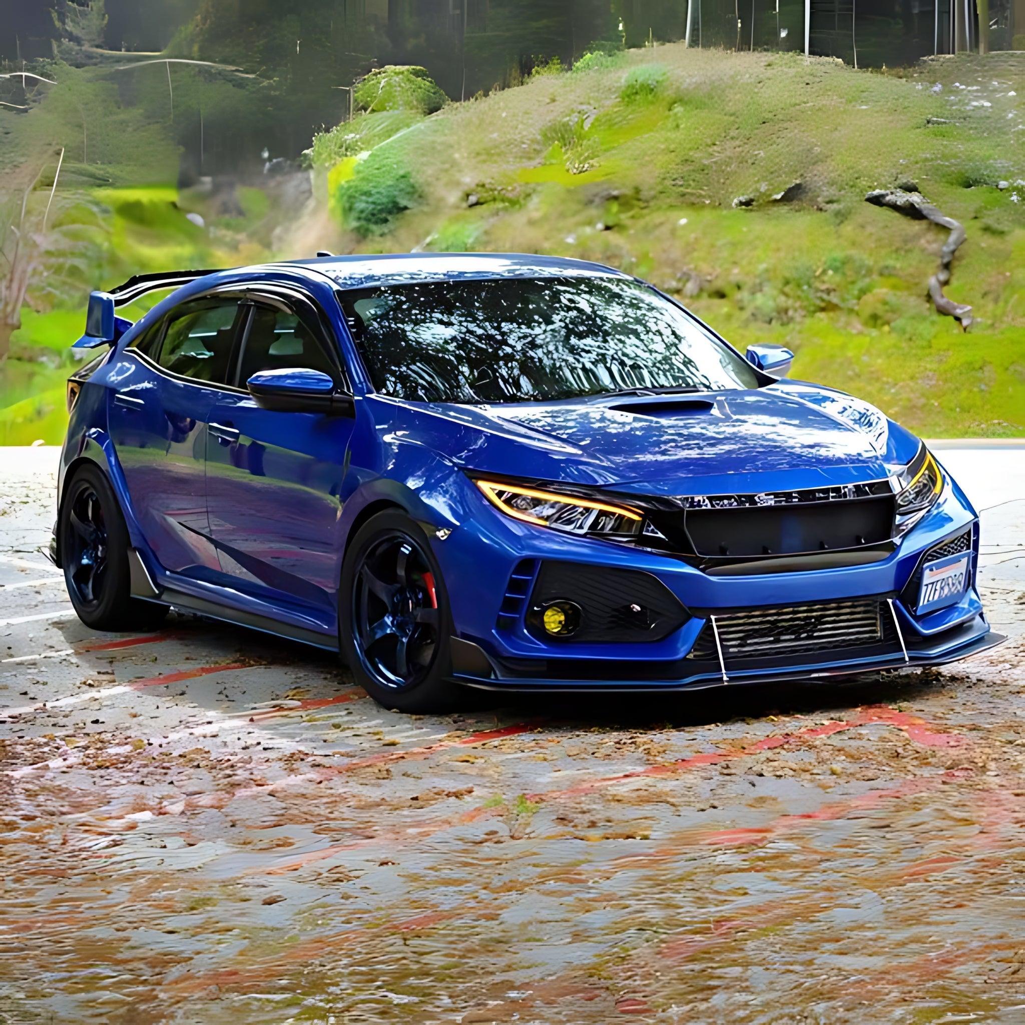 Honda Civic (2016-2021) Headlights | Alpharex – Custom Multicolor LED Lighting by RGB Halo Kits