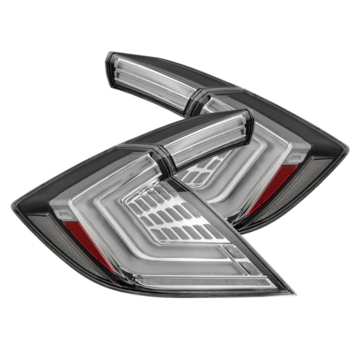 Honda Civic Hatchback (2016-2021) NOVA-Series Prismatic LED Tail Lights | Alpharex – Custom Multicolor LED Lighting by RGB Halo Kits