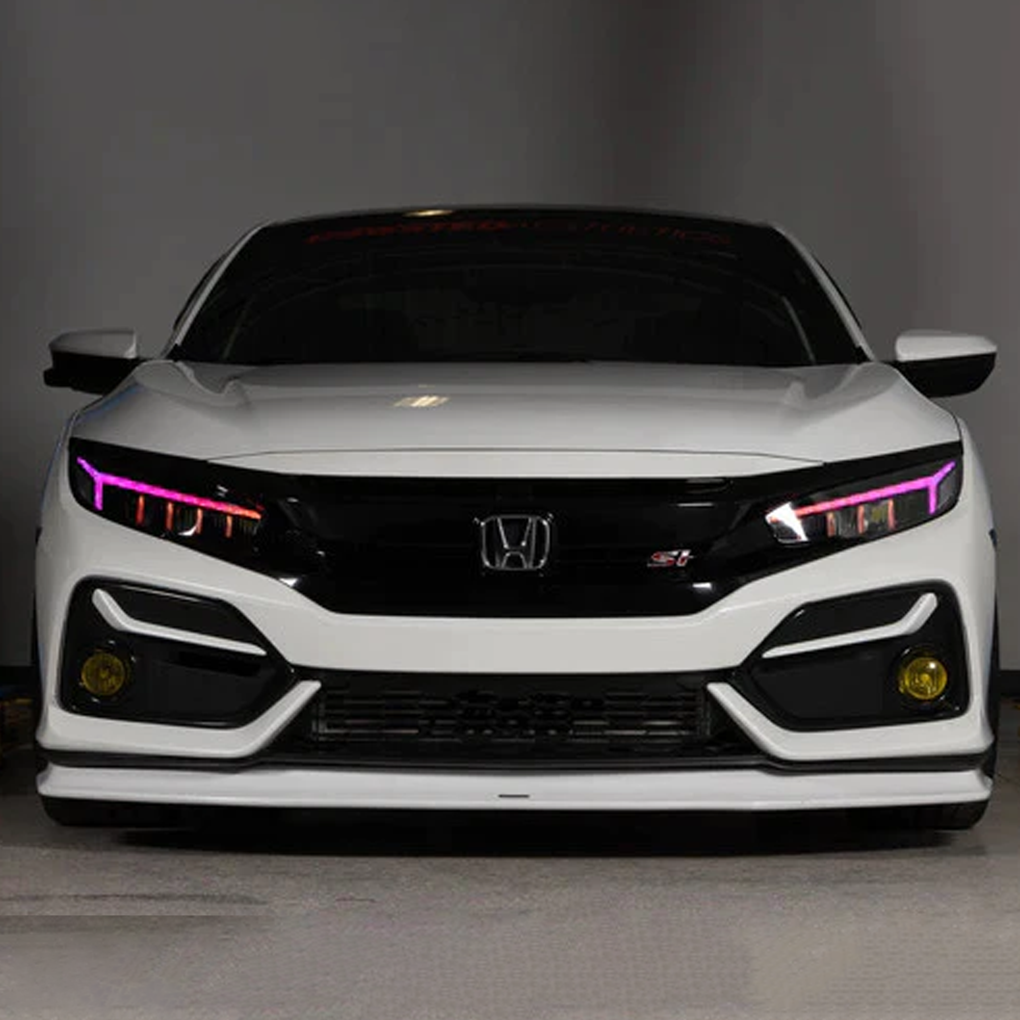 Honda Civic: Multicolor Flow Series Headlights (2016-2021) – Custom Multicolor LED Lighting by RGB Halo Kits