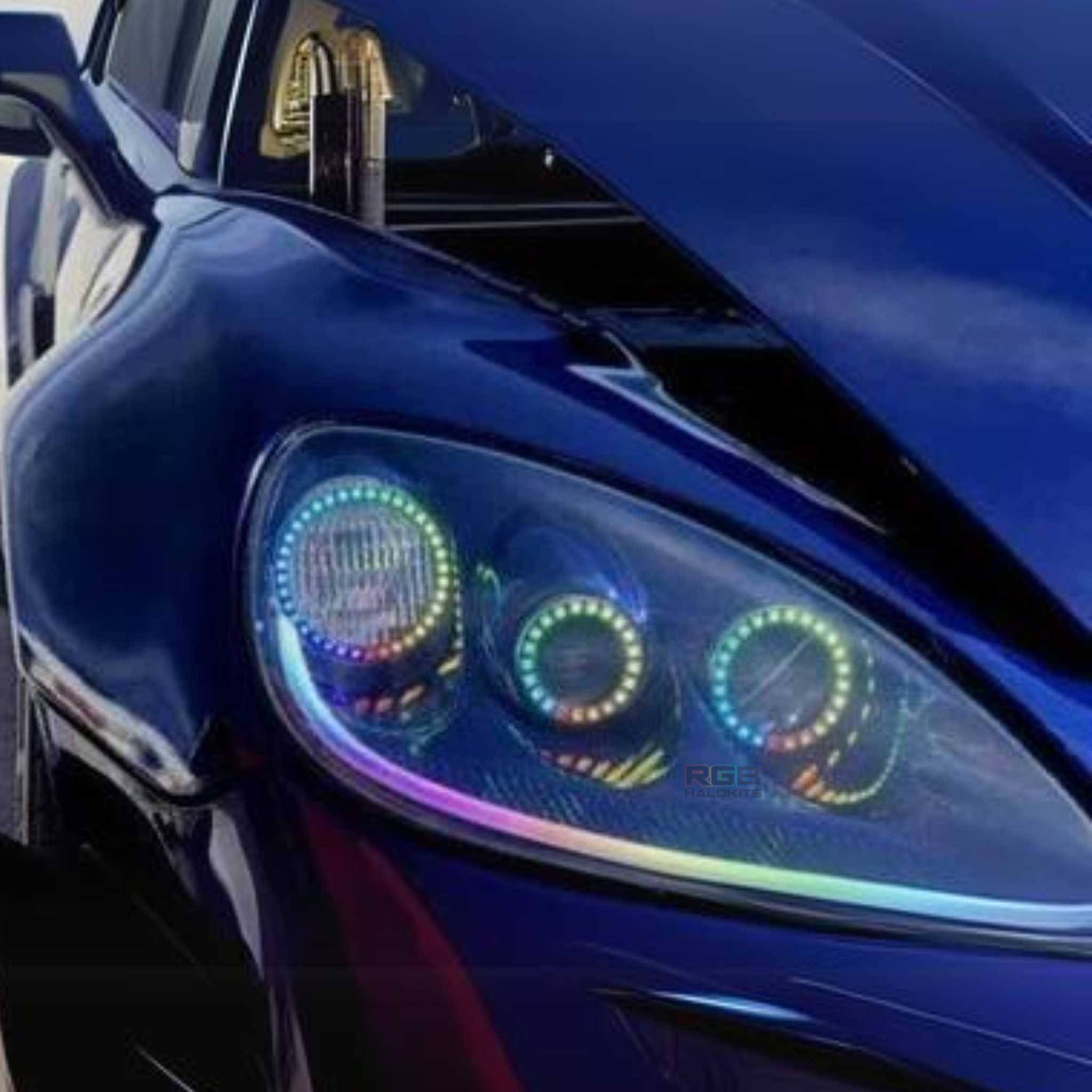 Hyundai Azera Multicolor Halo Kit (2006-2009) – Custom Multicolor LED Lighting by RGB Halo Kits