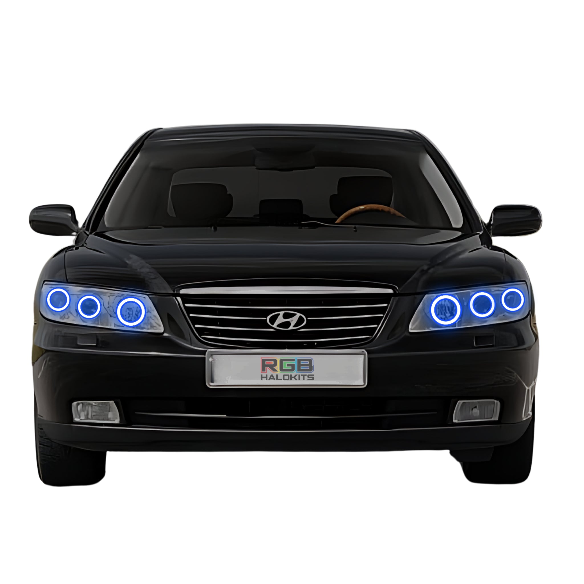 Hyundai Azera Multicolor Halo Kit (2006-2009) – Custom Multicolor LED Lighting by RGB Halo Kits
