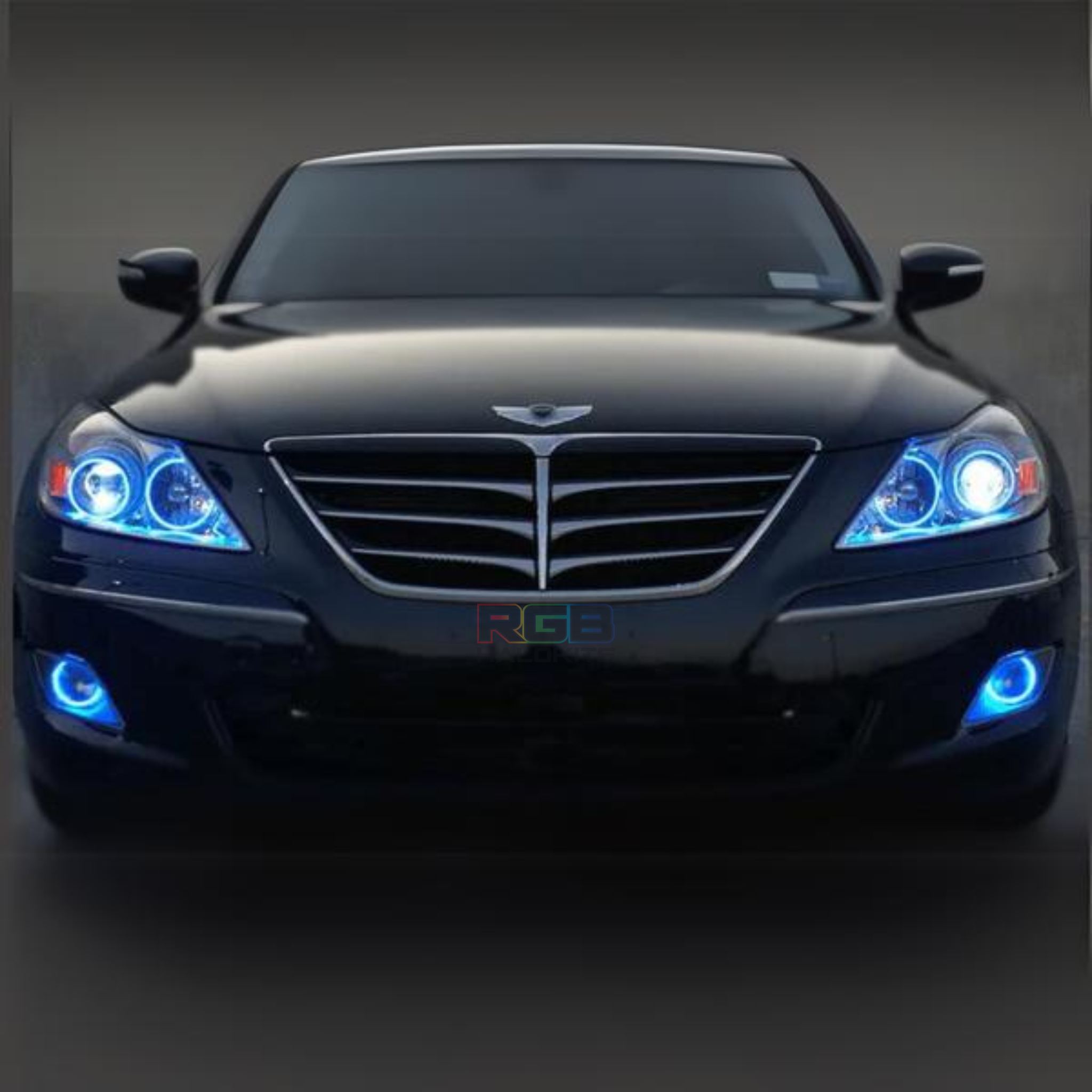 Hyundai Genesis Multicolor Halo Kit (2009-2010) – Custom Multicolor LED Lighting by RGB Halo Kits