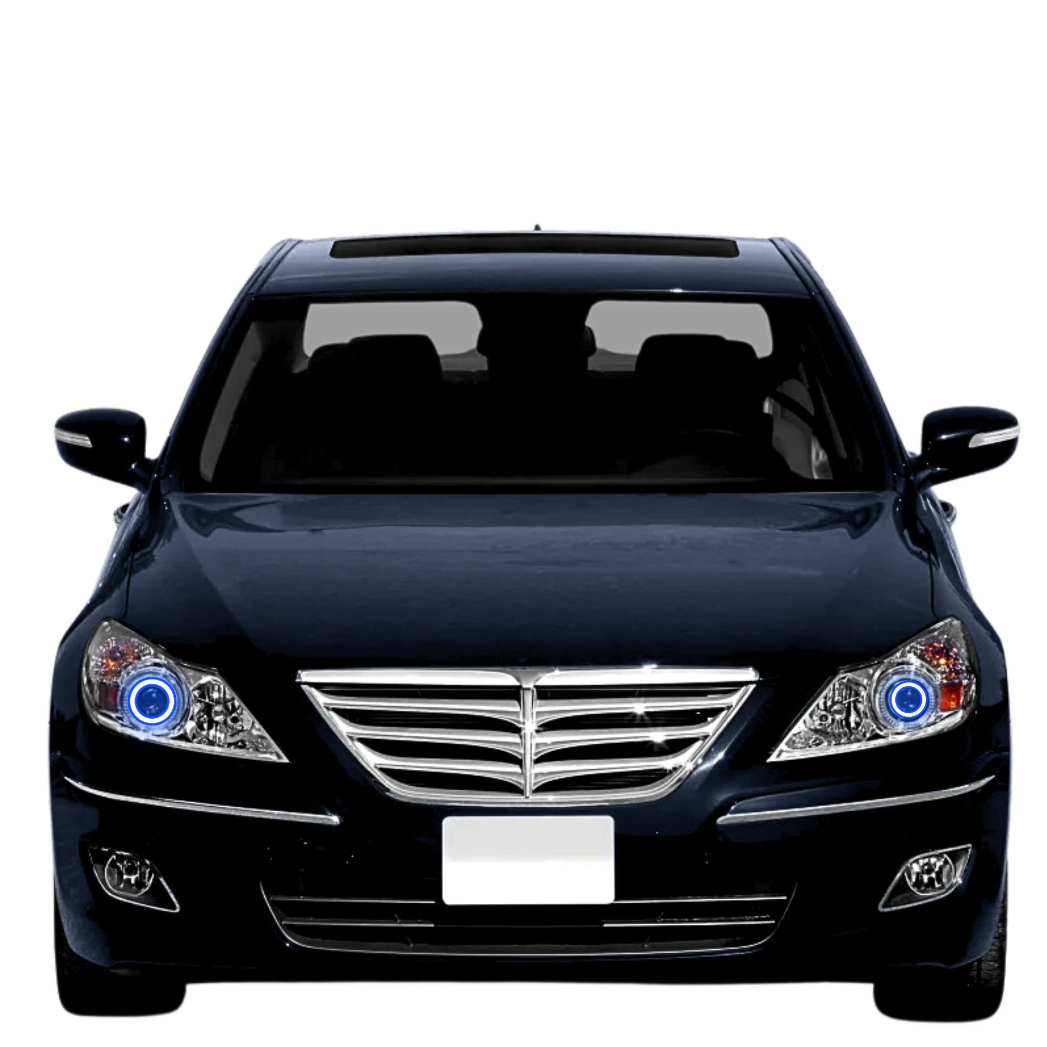 Hyundai Genesis Sedan Multicolor Halo Kit (2009-2011) – Custom Multicolor LED Lighting by RGB Halo Kits