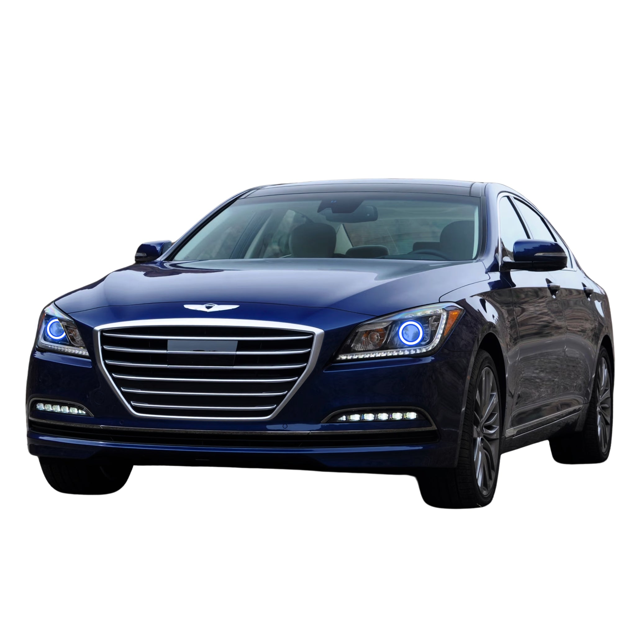 Hyundai Genesis Sedan Multicolor Halo Kit (2015-2016) – Custom Multicolor LED Lighting by RGB Halo Kits