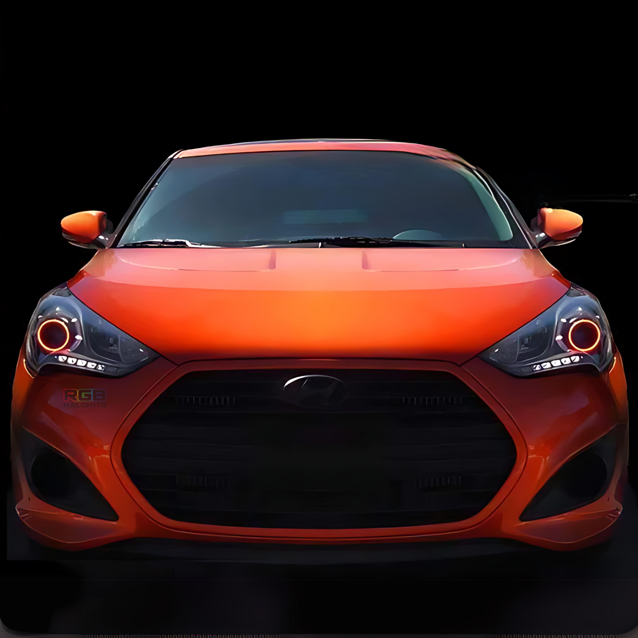 Hyundai Veloster Multicolor Halo Kit (2011-2014) – Custom Multicolor LED Lighting by RGB Halo Kits