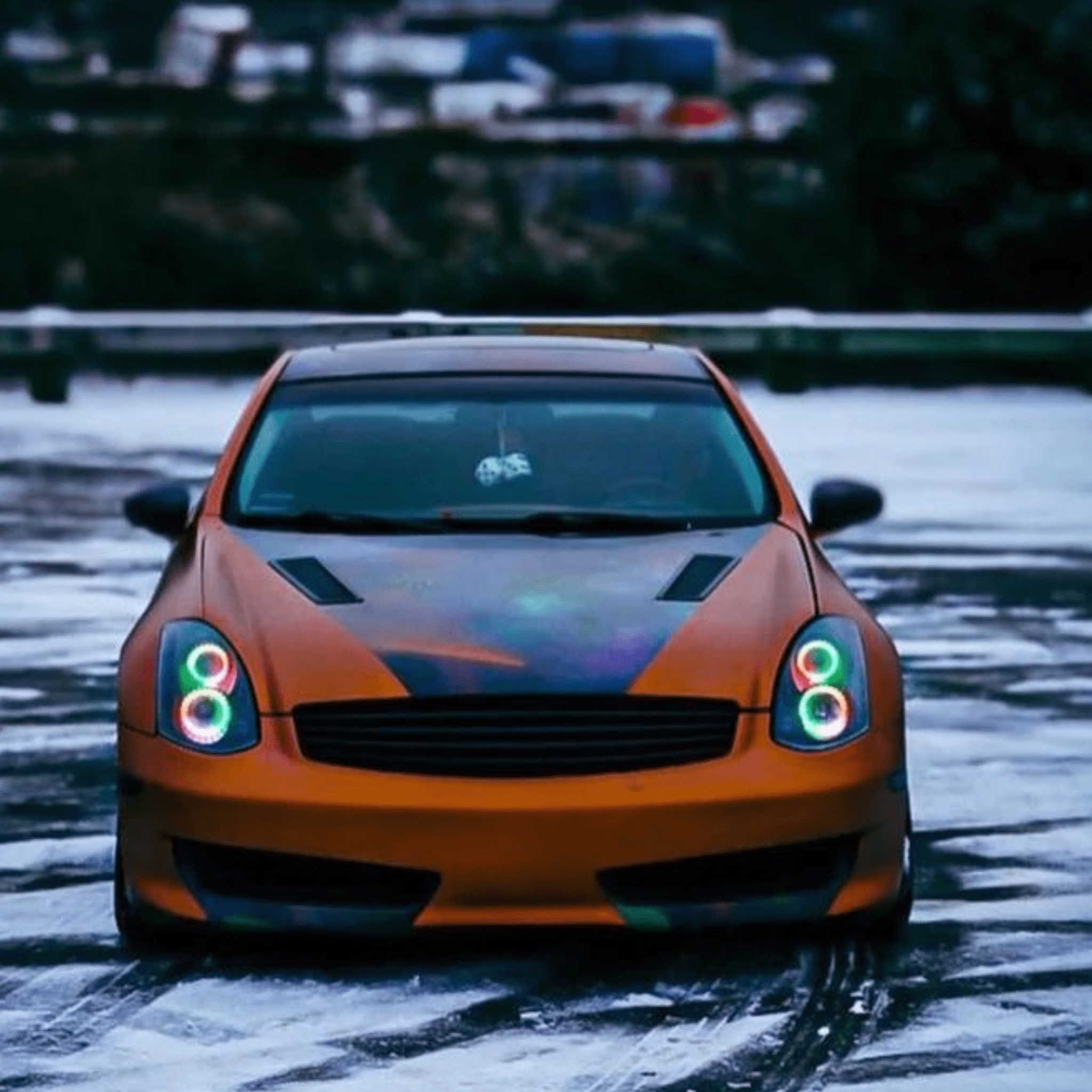 Infiniti G35 Coupe Multicolor Halo Kit (2006-2007) – Custom Multicolor LED Lighting by RGB Halo Kits