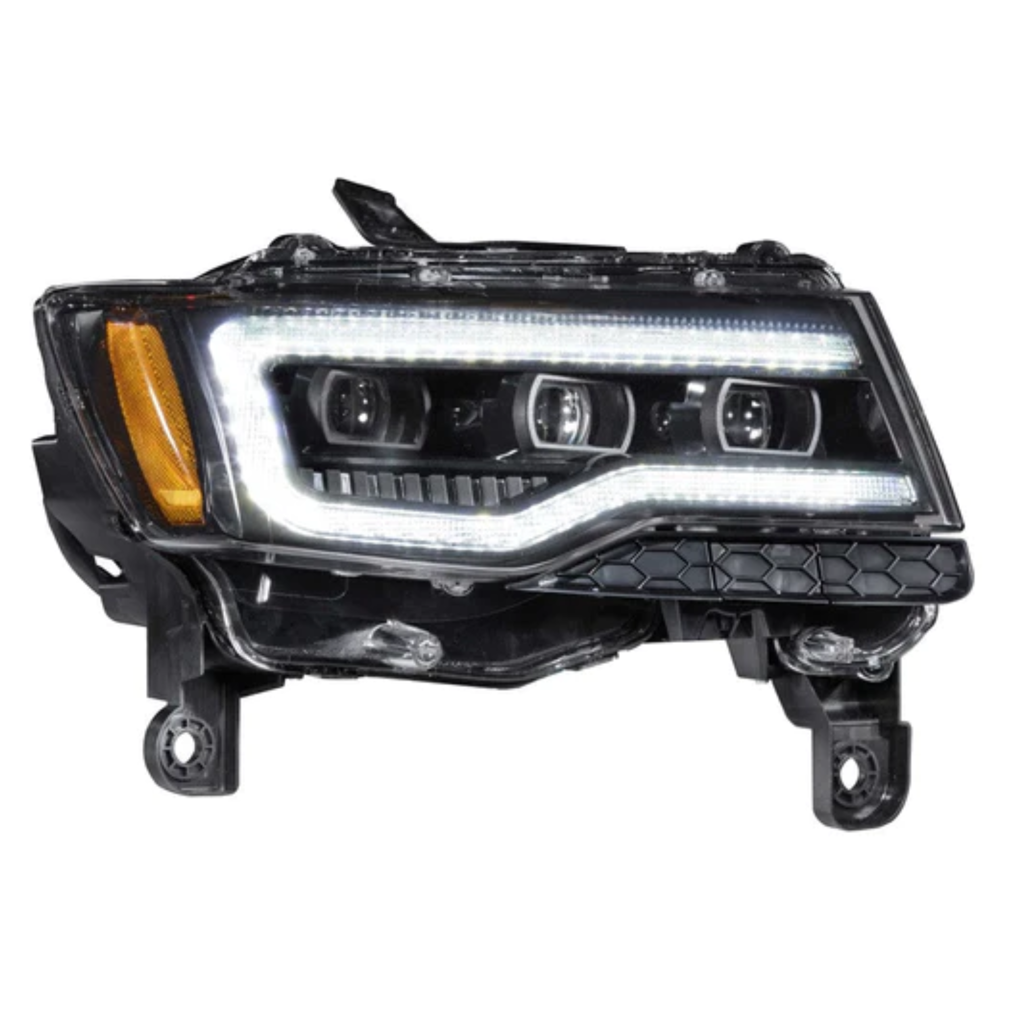 JEEP GRAND CHEROKEE: XB Morimoto LED HEADLIGHTS (2014 - 2022) – Custom Multicolor LED Lighting by RGB Halo Kits
