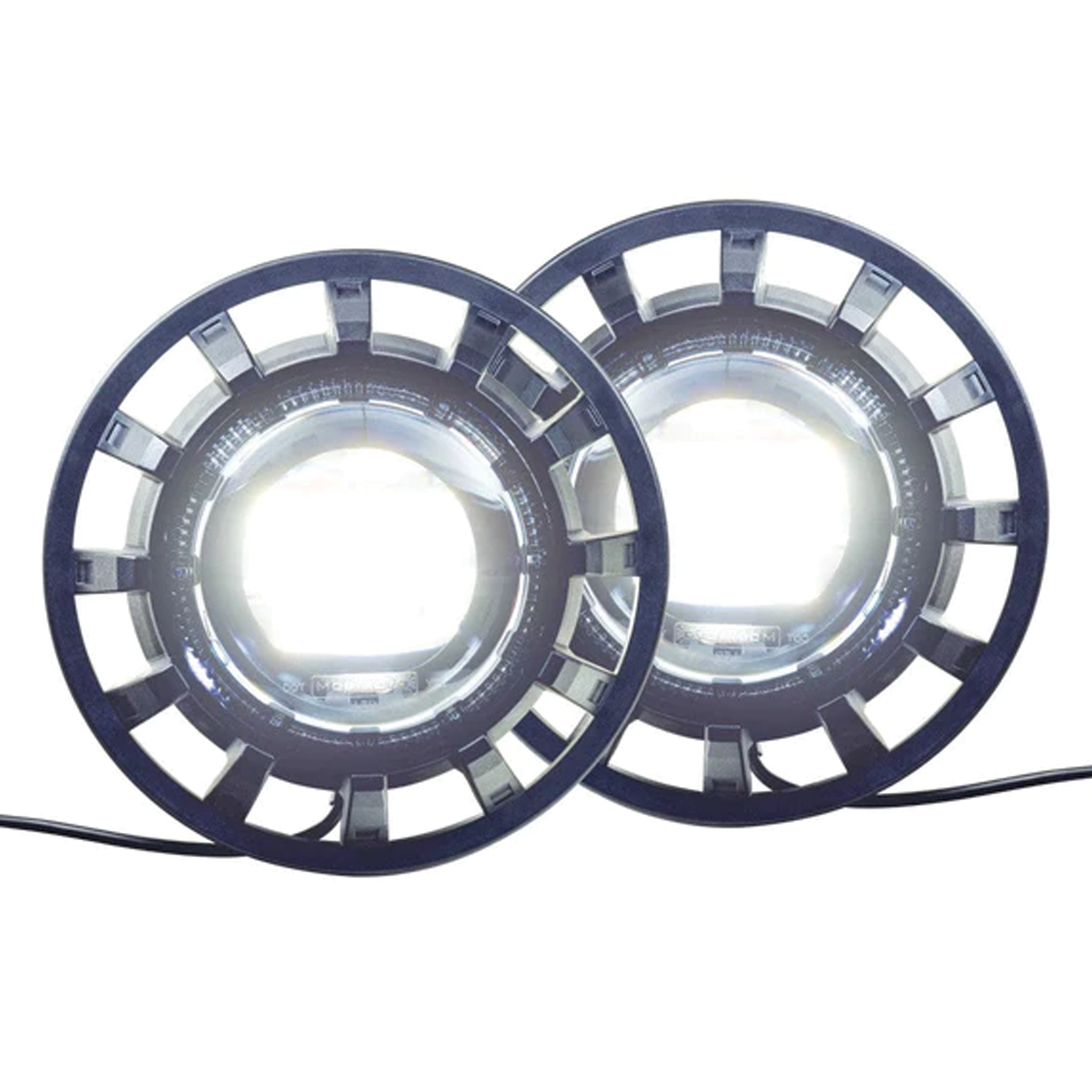 JEEP WRANGLER (JK): SUPER7 HEADLIGHTS (2007 - 2017) – Custom Multicolor LED Lighting by RGB Halo Kits