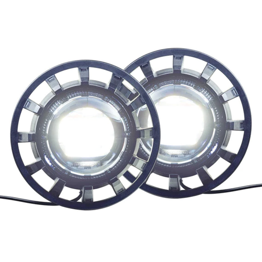 JEEP WRANGLER (JK): SUPER7 HEADLIGHTS (2007 - 2017) – Custom Multicolor LED Lighting by RGB Halo Kits