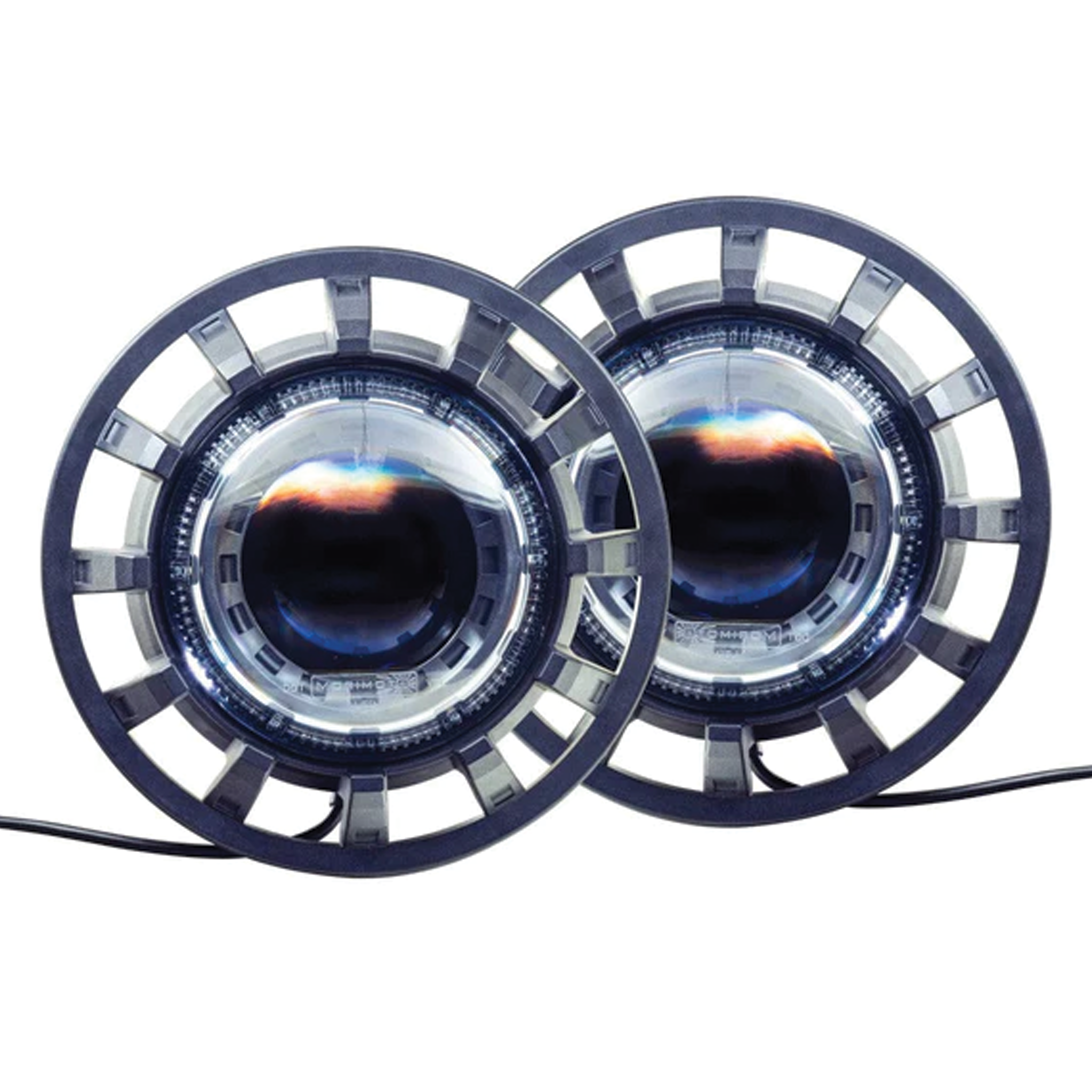 JEEP WRANGLER (JK): SUPER7 HEADLIGHTS (2007 - 2017) – Custom Multicolor LED Lighting by RGB Halo Kits