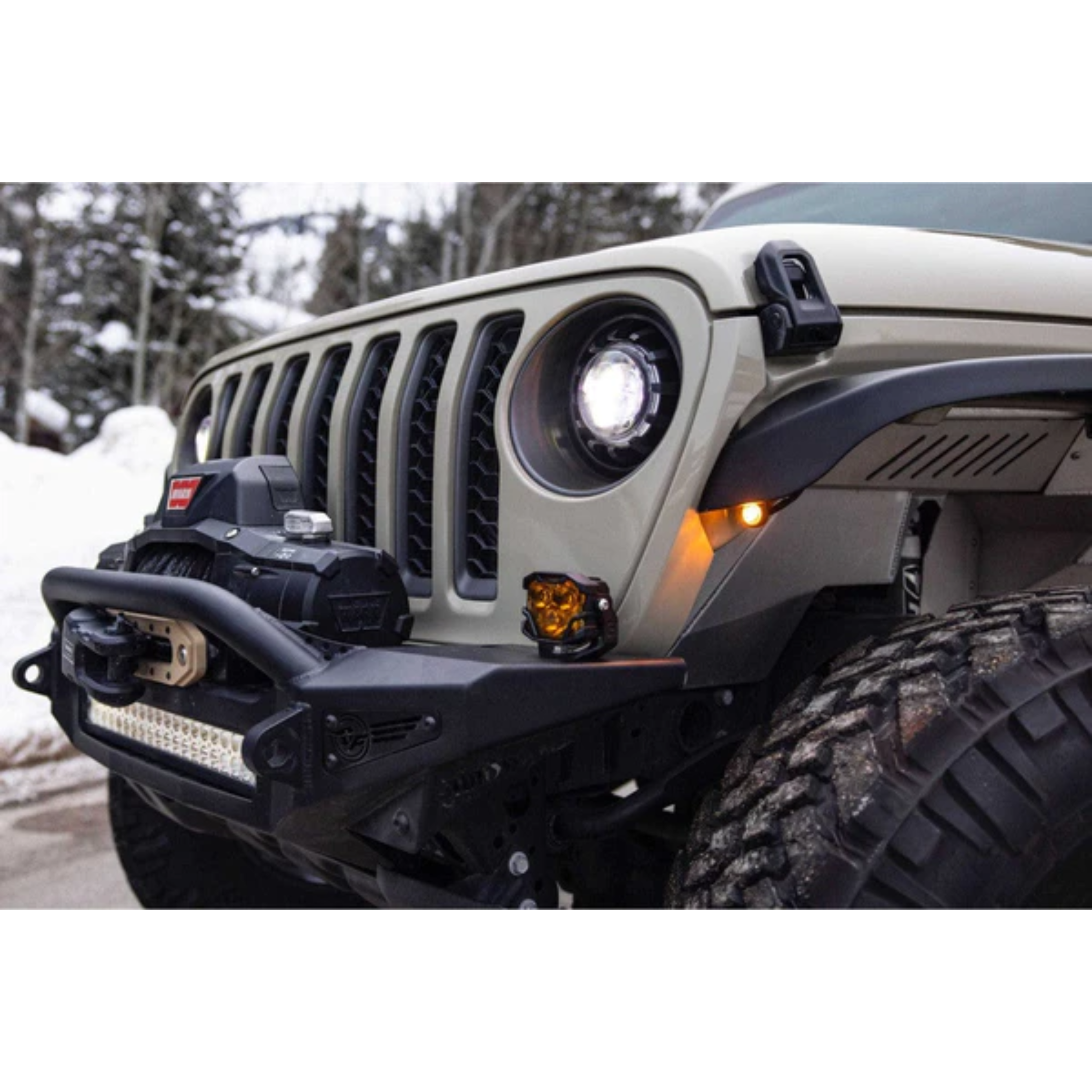 JEEP WRANGLER JL / GLADIATOR JT: SUPER7 HEADLIGHTS (2018 - 2023) – Custom Multicolor LED Lighting by RGB Halo Kits