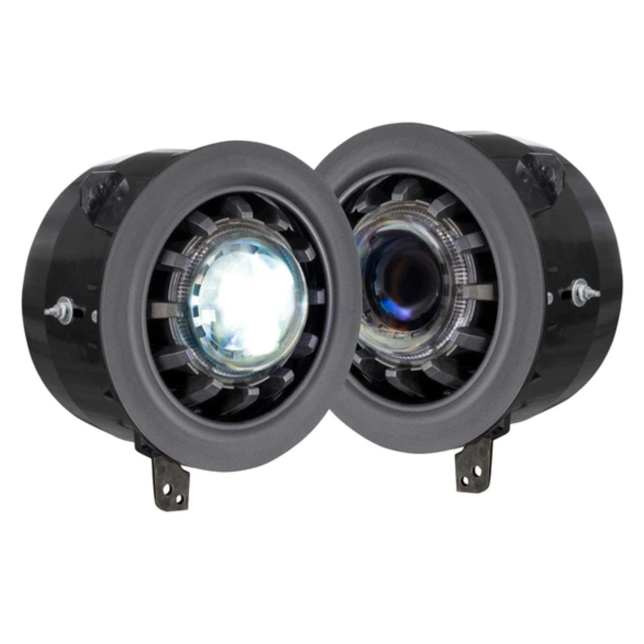 JEEP WRANGLER JL / GLADIATOR JT: SUPER7 HEADLIGHTS (2018 - 2023) – Custom Multicolor LED Lighting by RGB Halo Kits