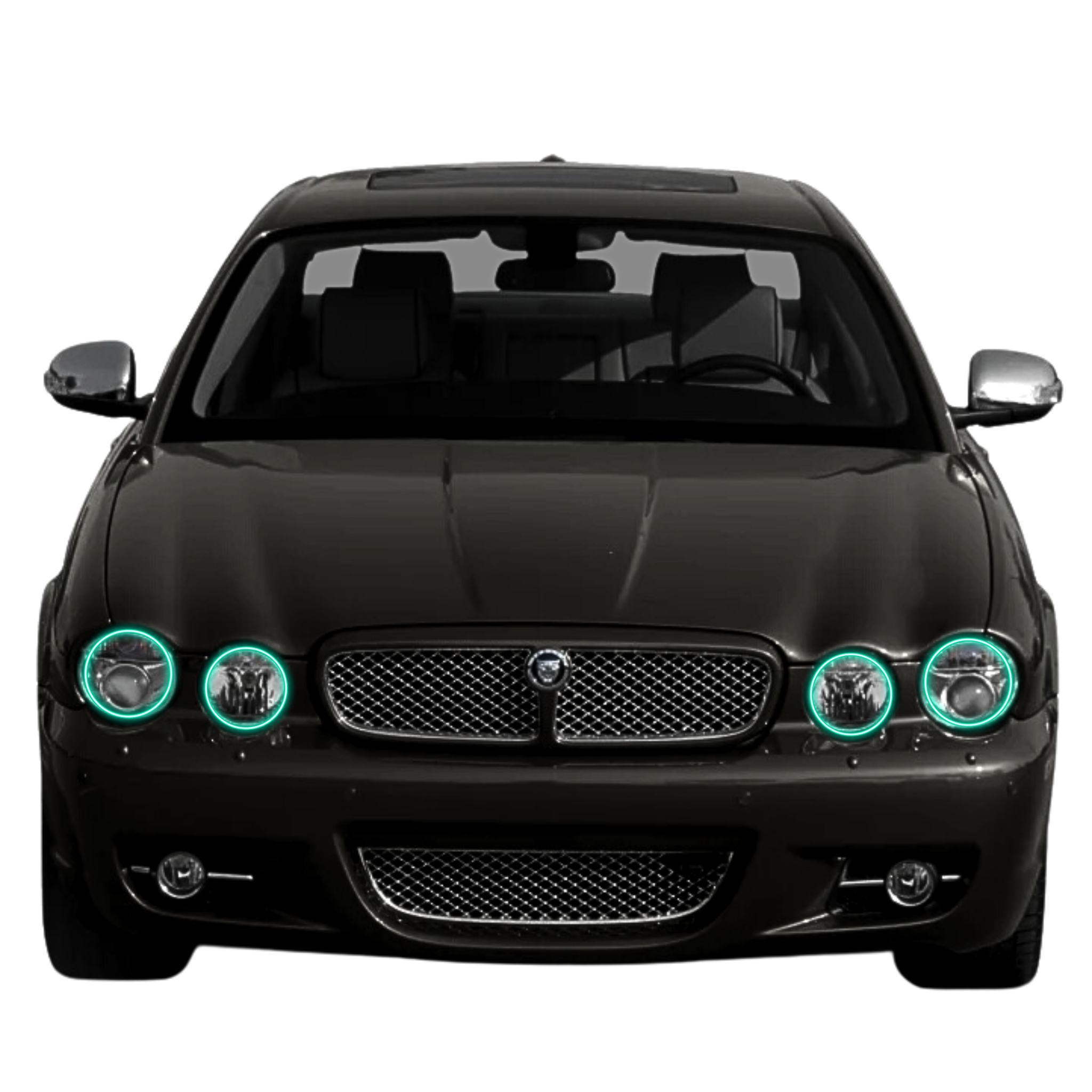 Jaguar XJ (X350) Multicolor Halo Kit (2003-2009) – Custom Multicolor LED Lighting by RGB Halo Kits
