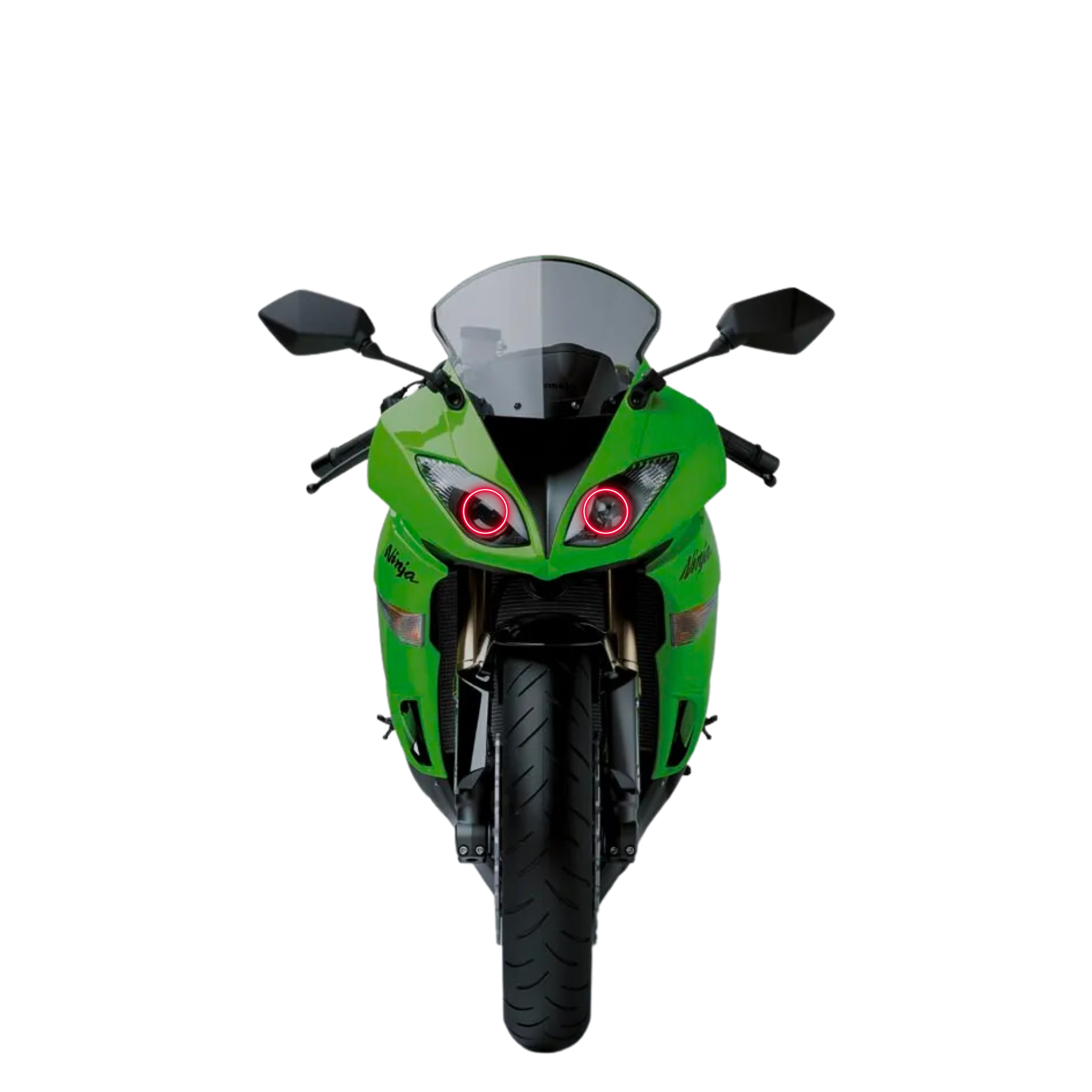 Kawasaki ZX-6R Multicolor Halo Kit (2009-2012) – Custom Multicolor LED Lighting by RGB Halo Kits