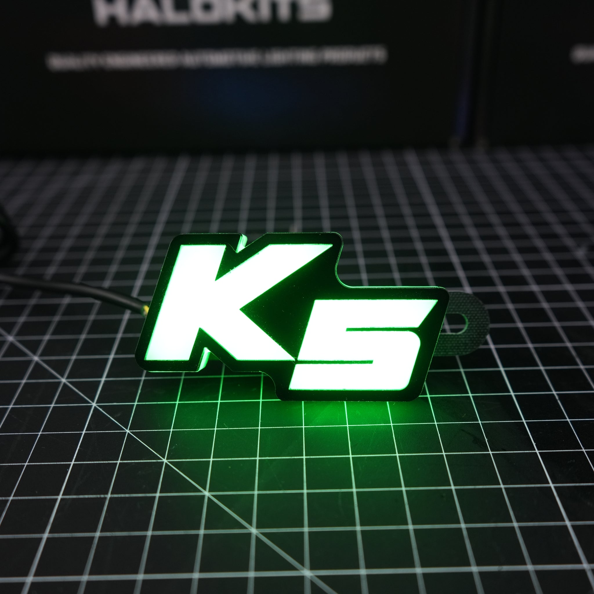 Kia K5 LED Badge: (Multicolor Flow) – Custom Multicolor LED Lighting by RGB Halo Kits
